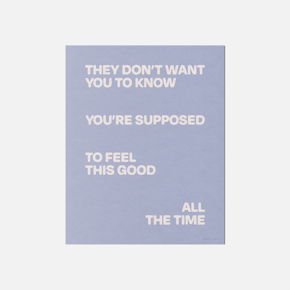 SUPPOSED PRINT