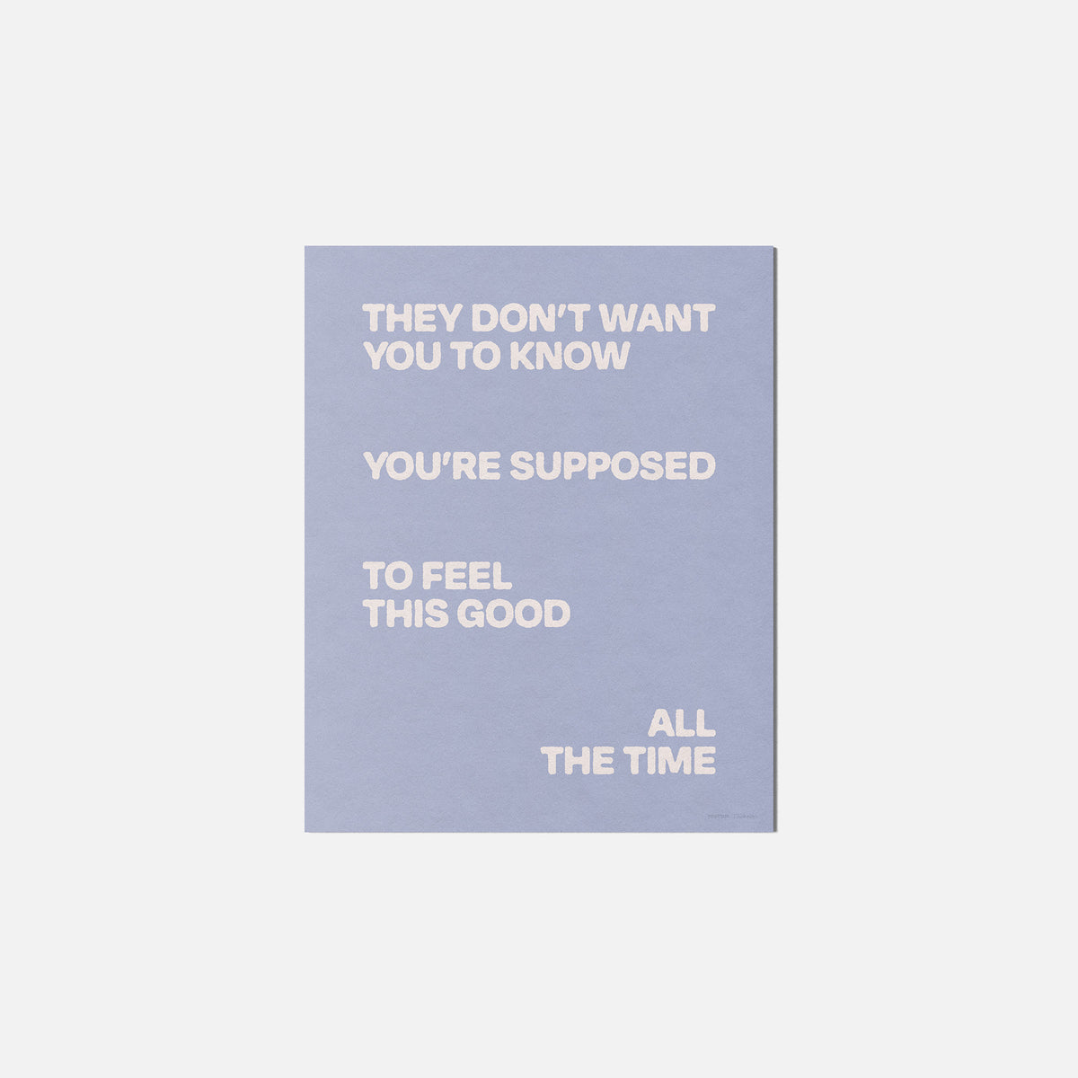 SUPPOSED PRINT