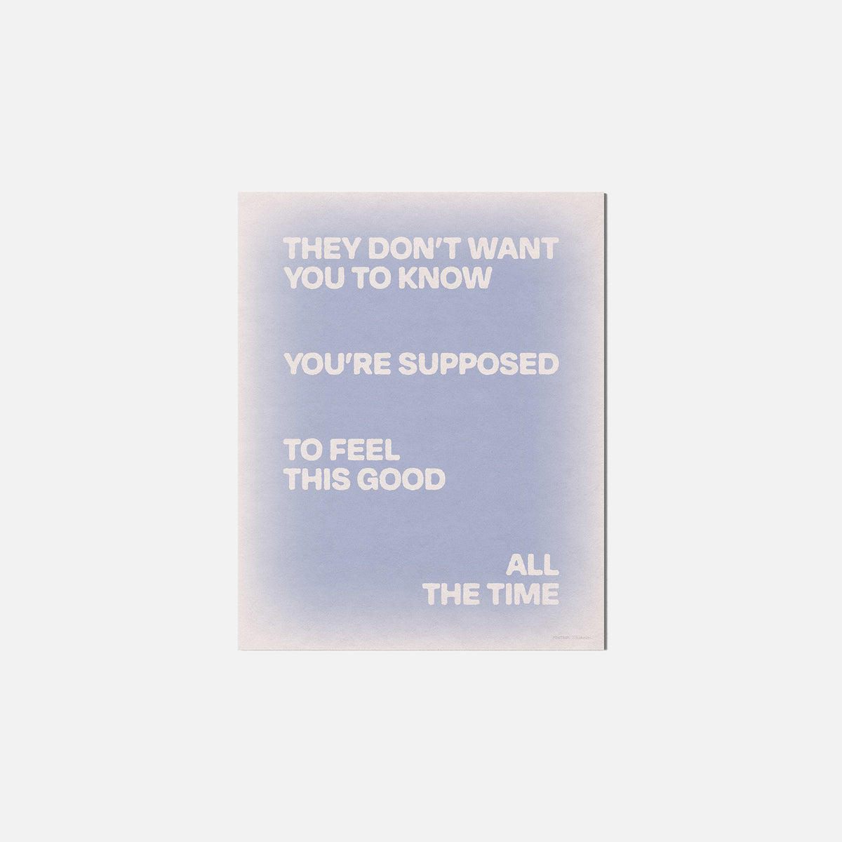 SUPPOSED PRINT
