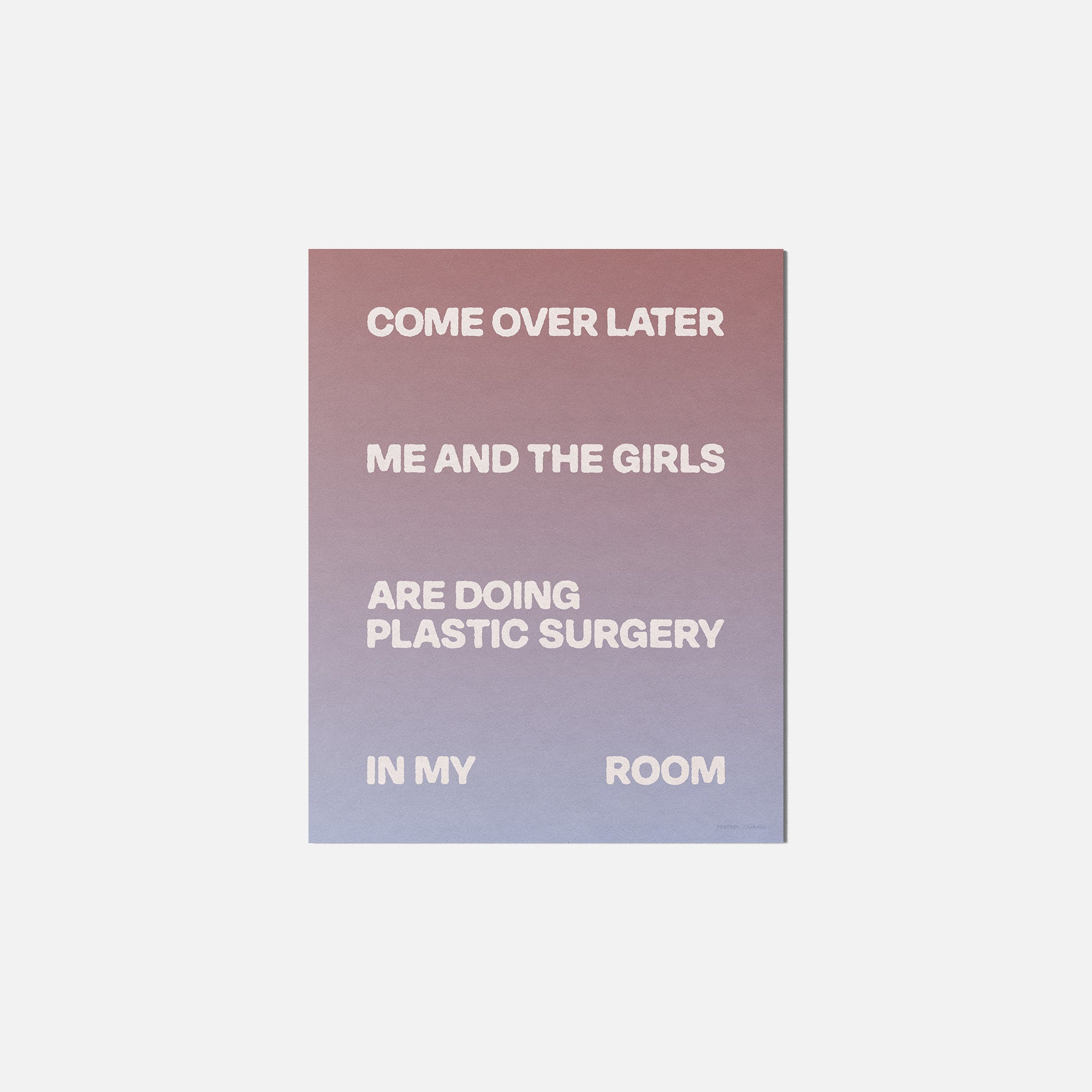 SURGERY PRINT