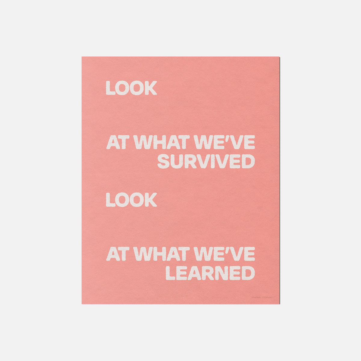 SURVIVED PRINT
