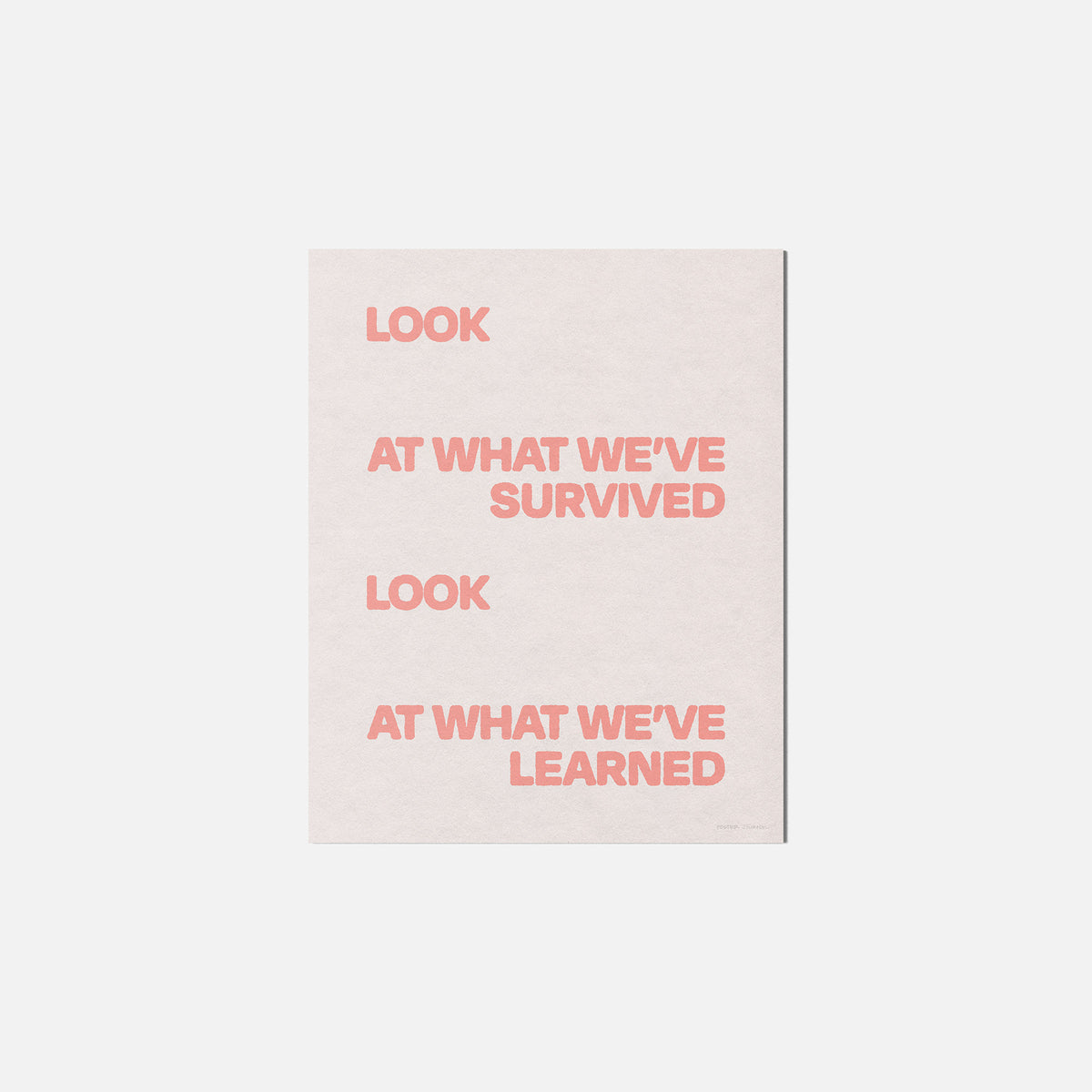 SURVIVED PRINT