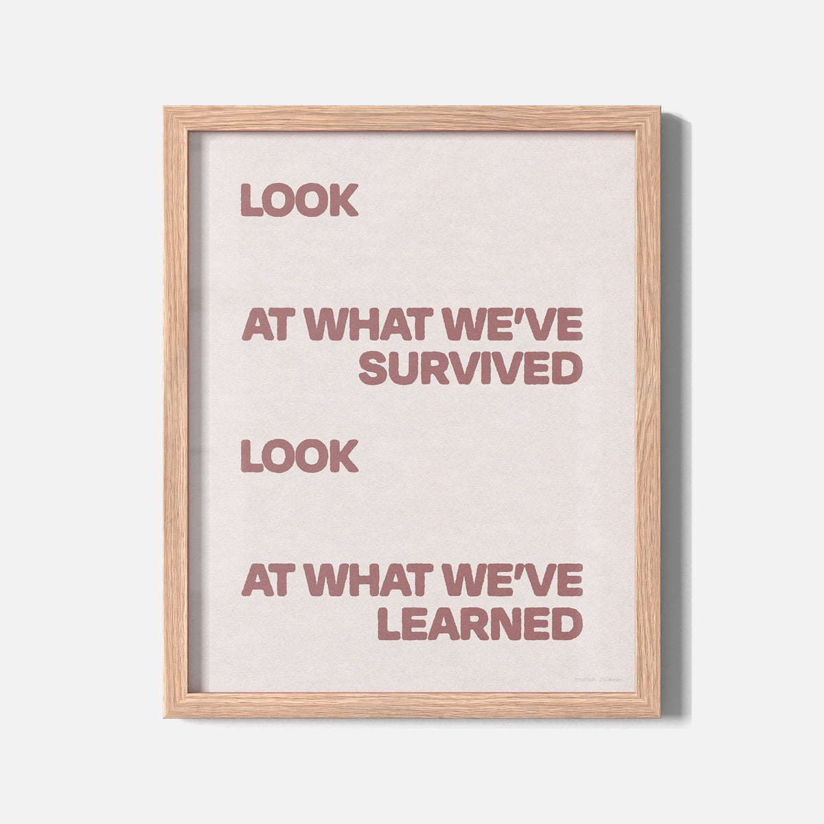 SURVIVED PRINT
