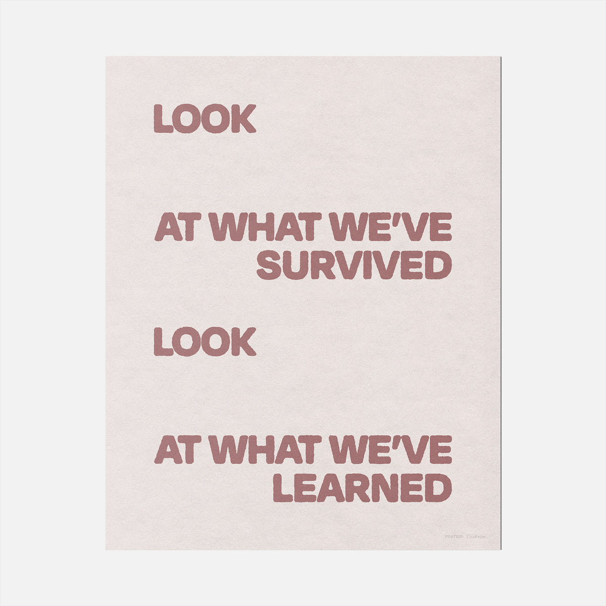SURVIVED PRINT