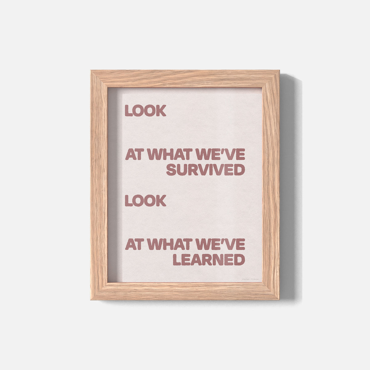 SURVIVED PRINT
