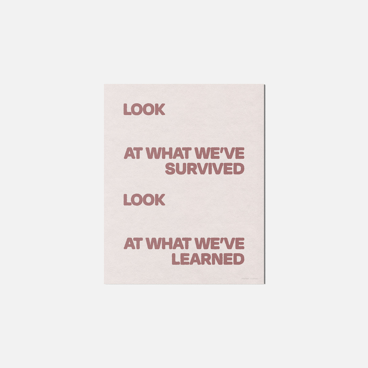 SURVIVED PRINT