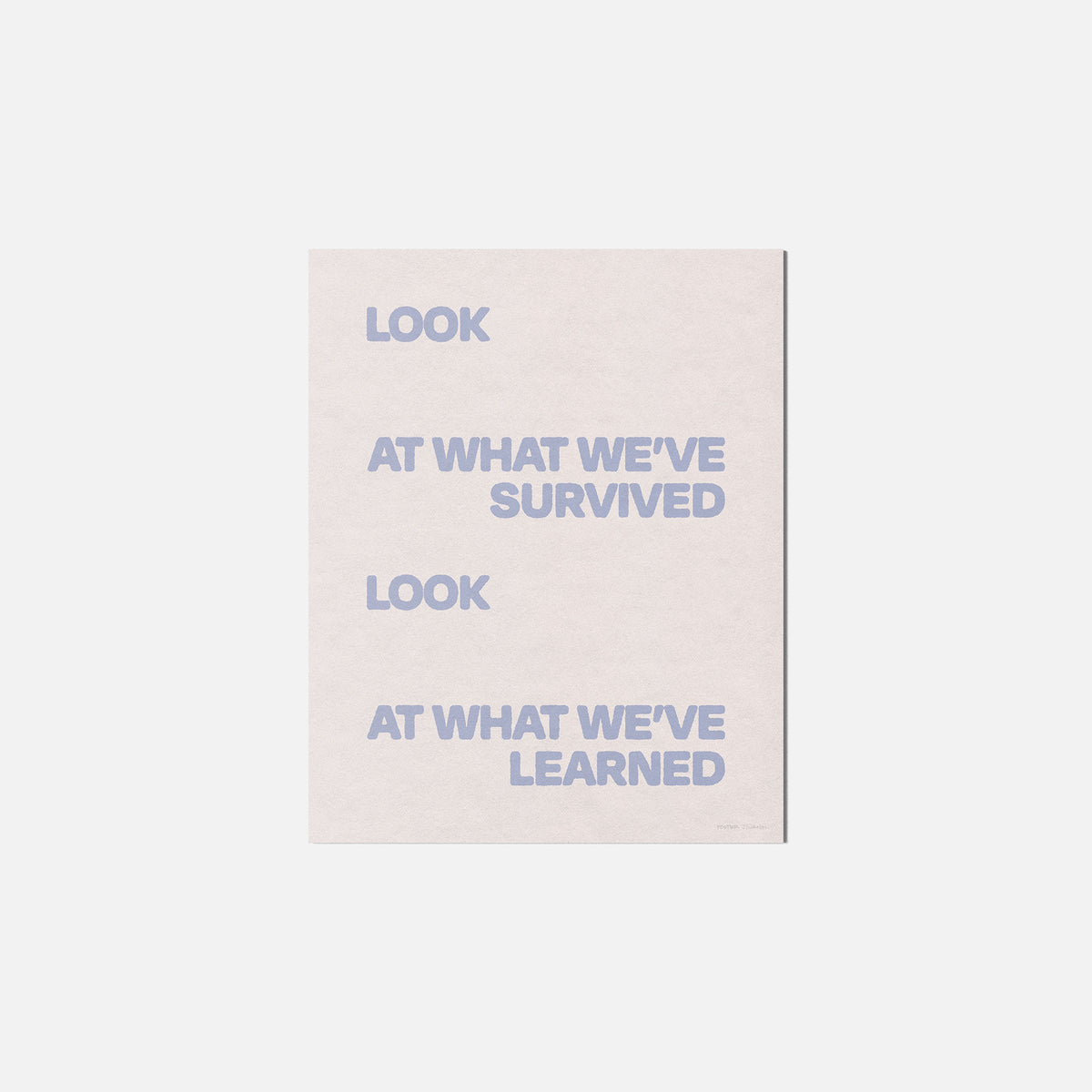 SURVIVED PRINT