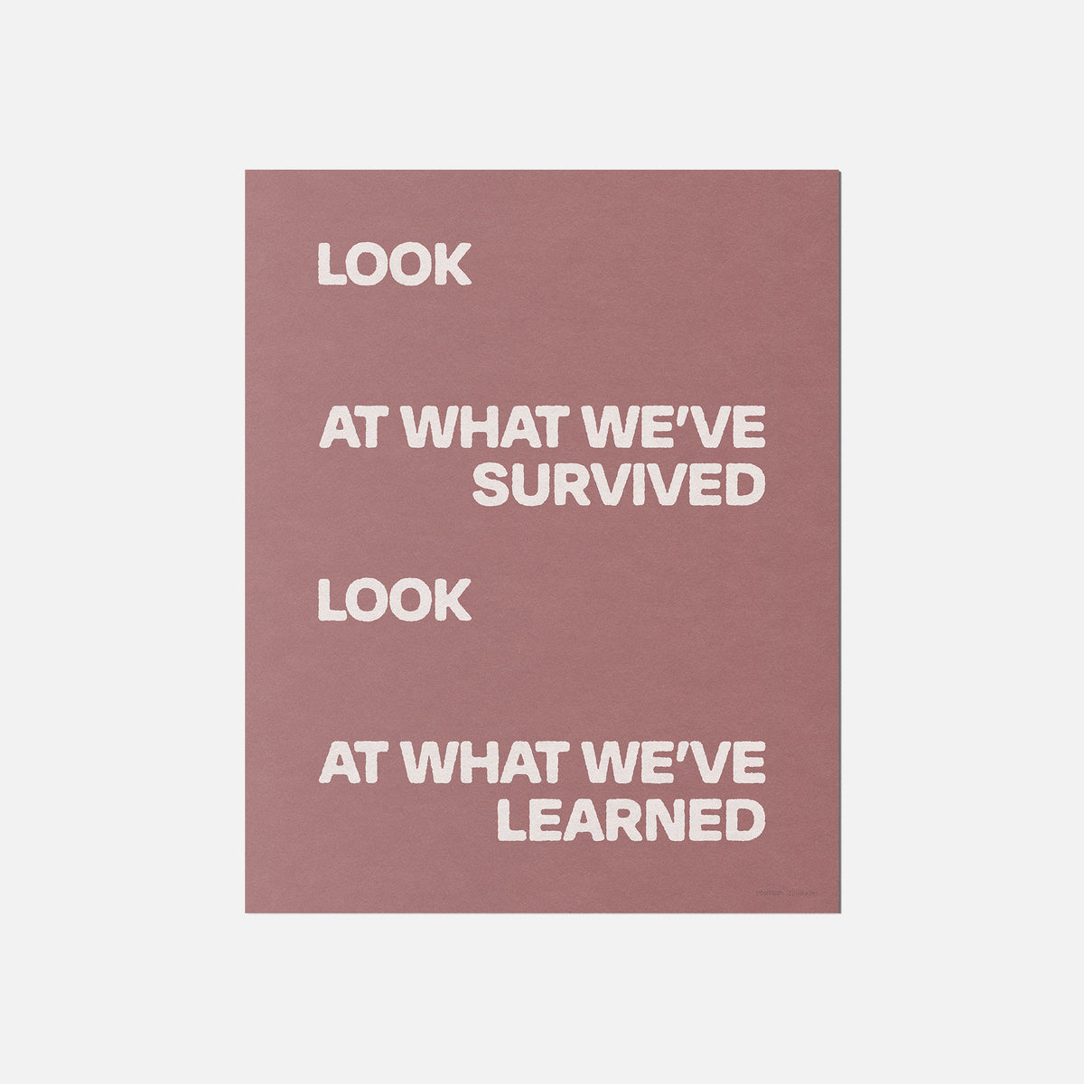 SURVIVED PRINT