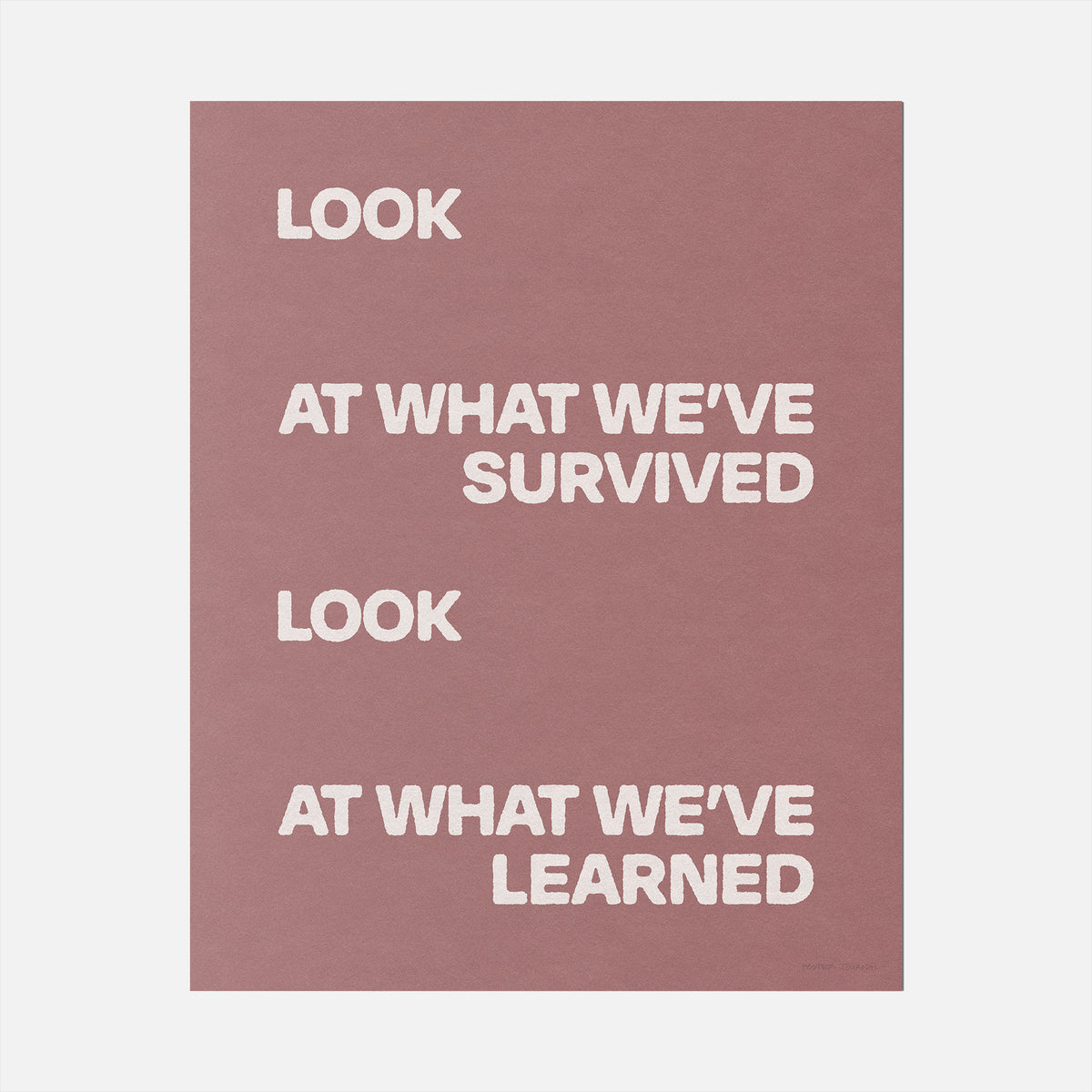 SURVIVED PRINT