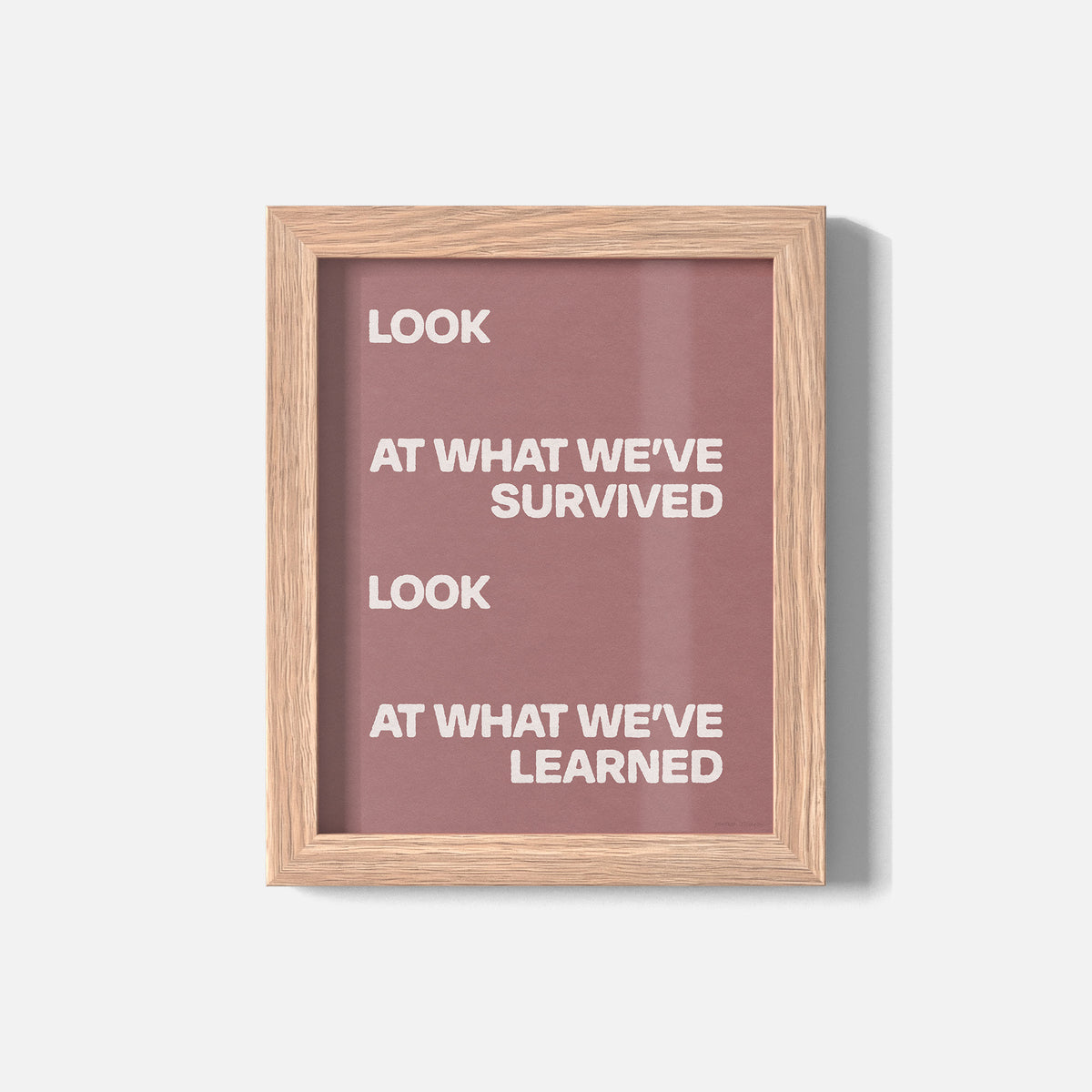SURVIVED PRINT
