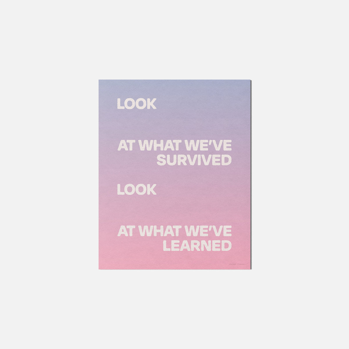 SURVIVED PRINT