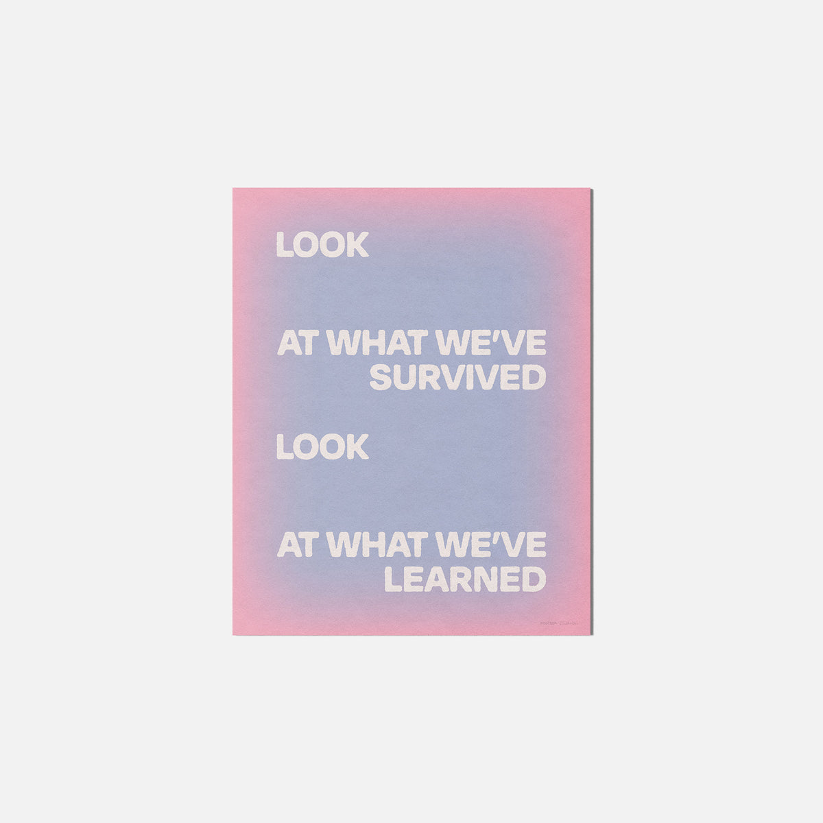 SURVIVED PRINT