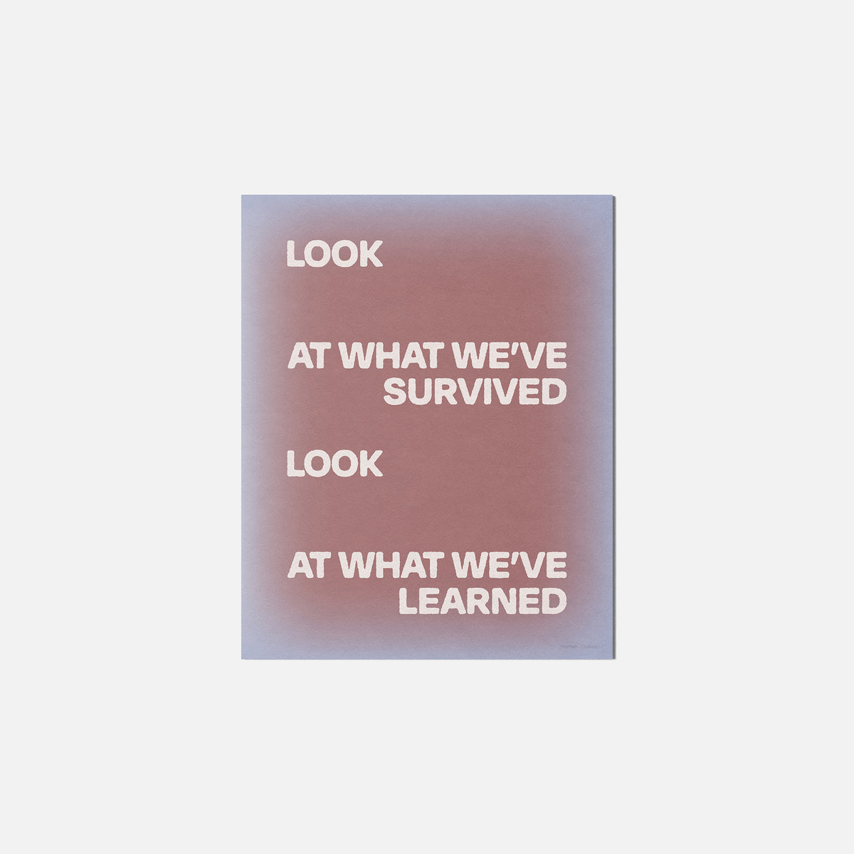 SURVIVED PRINT