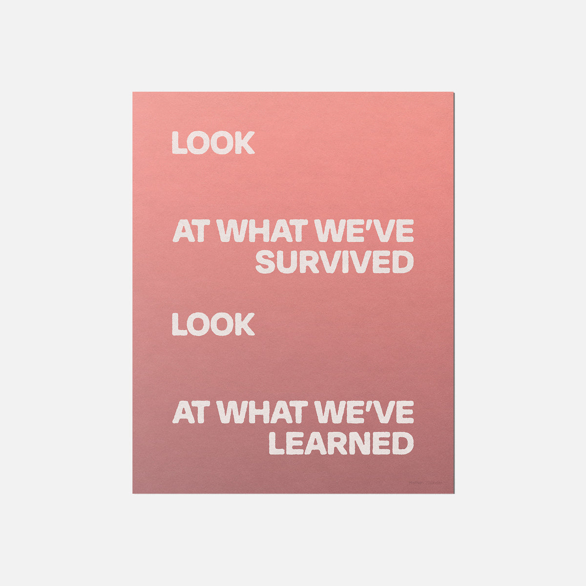SURVIVED PRINT