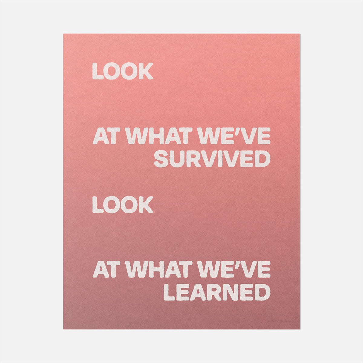 SURVIVED PRINT