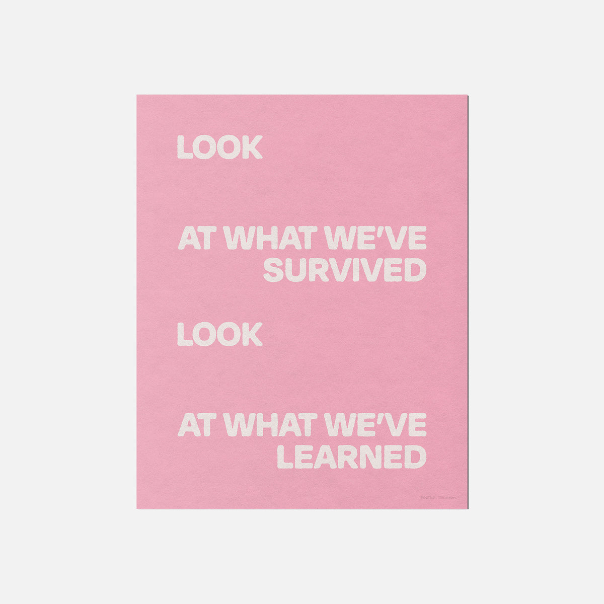 SURVIVED PRINT