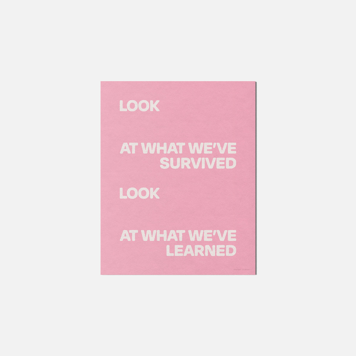 SURVIVED PRINT
