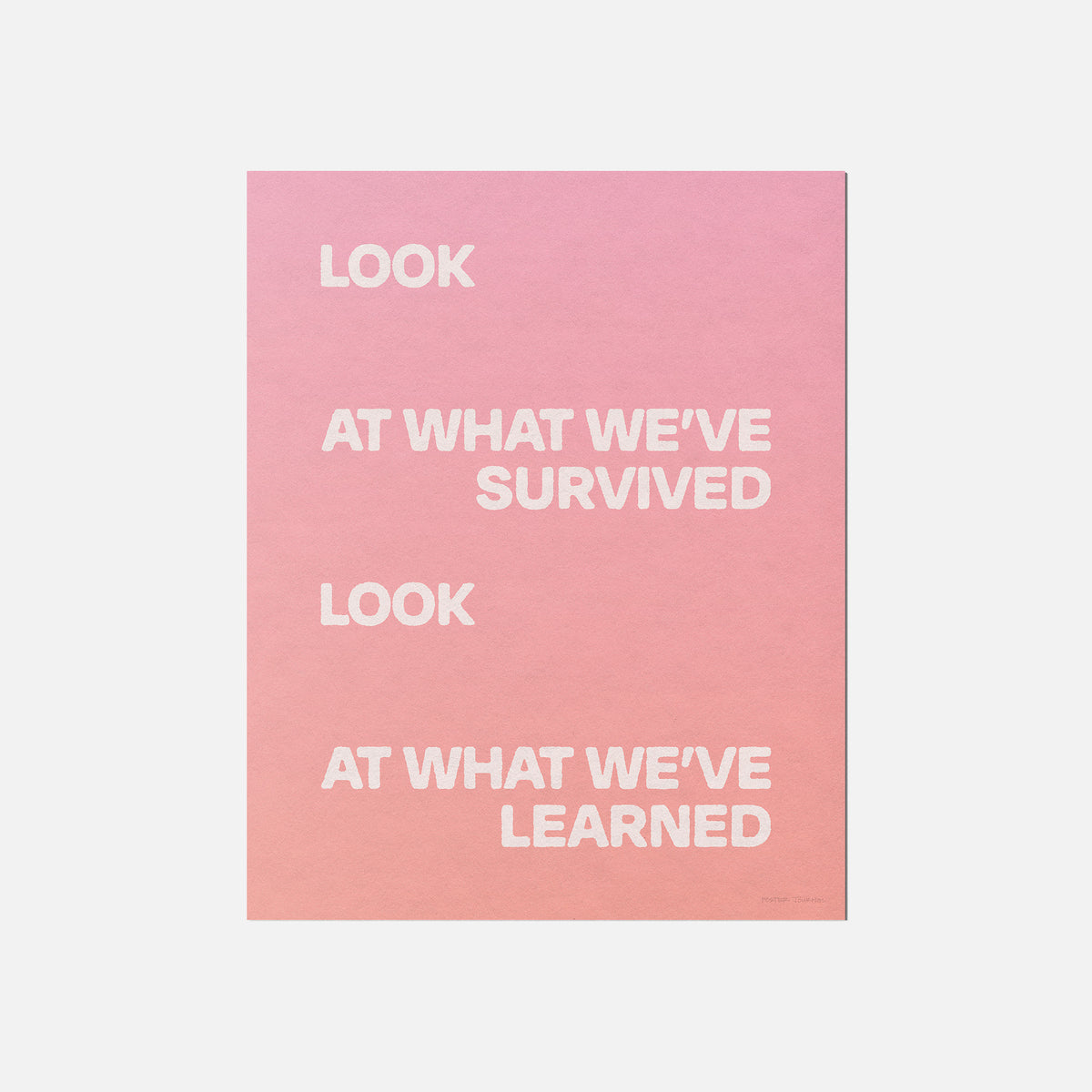 SURVIVED PRINT