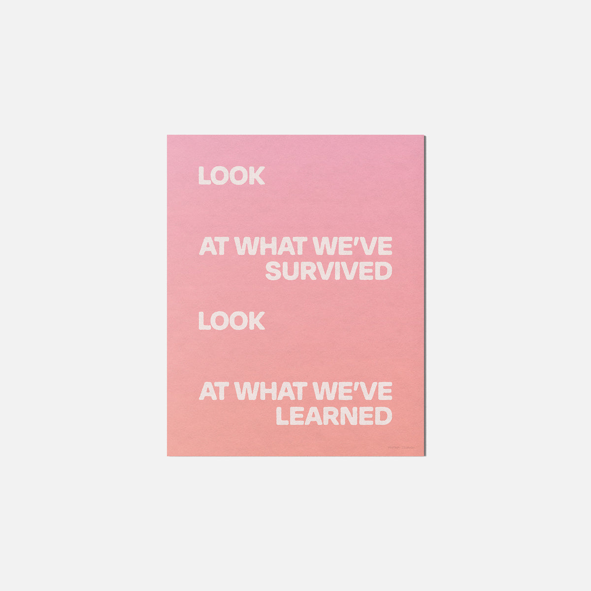 SURVIVED PRINT