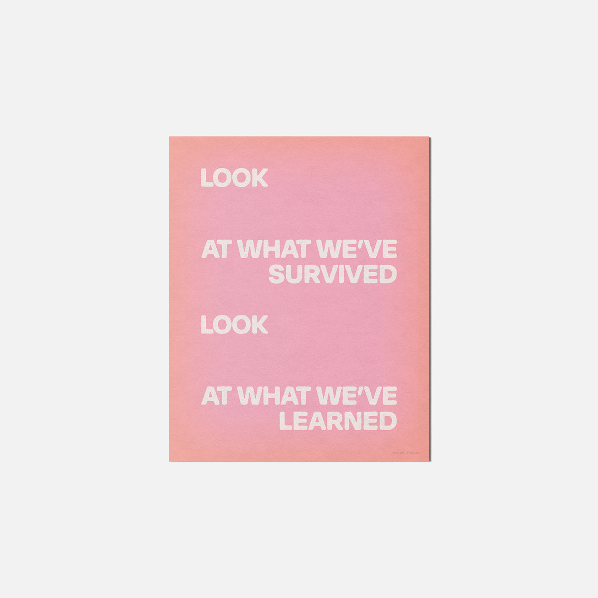 SURVIVED PRINT