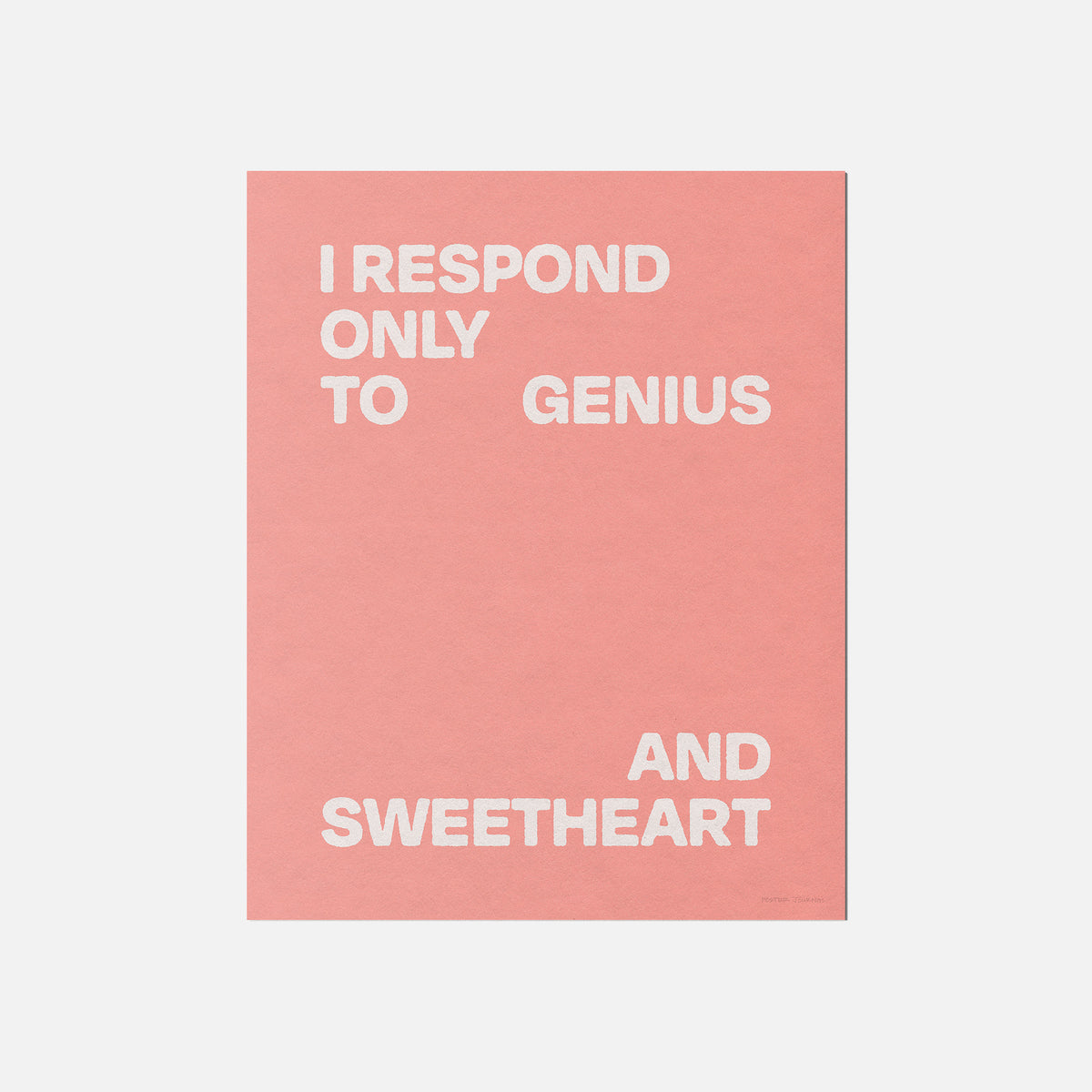 SWEETHEART PRINT