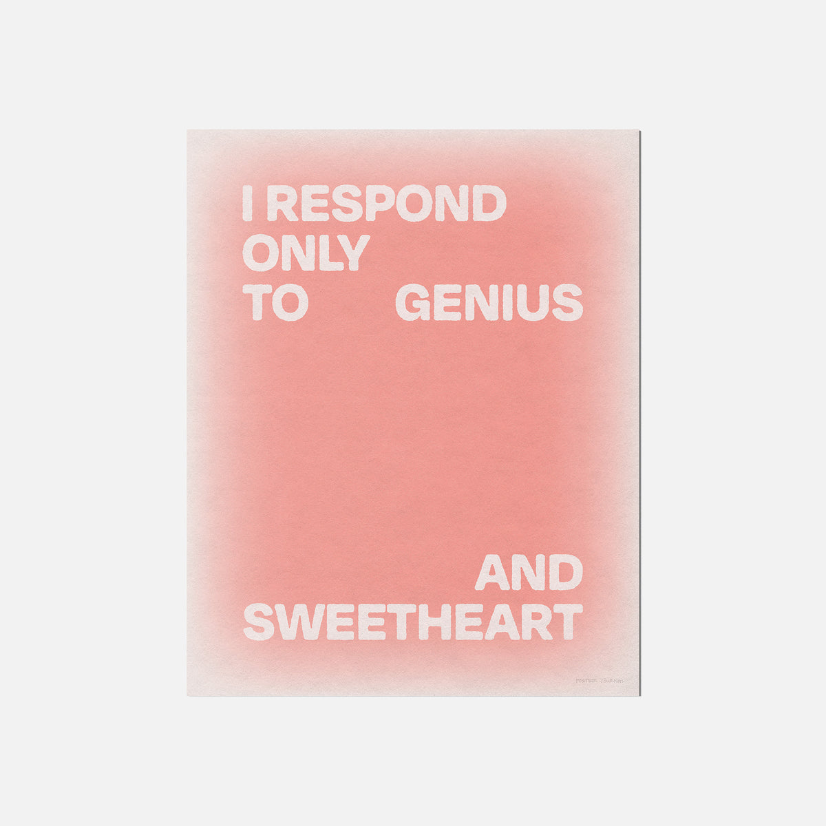 SWEETHEART PRINT