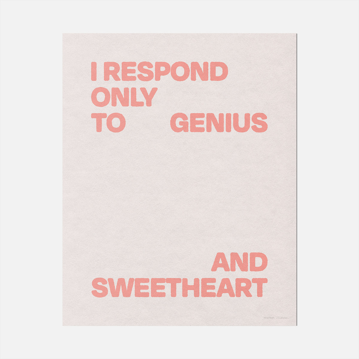 SWEETHEART PRINT