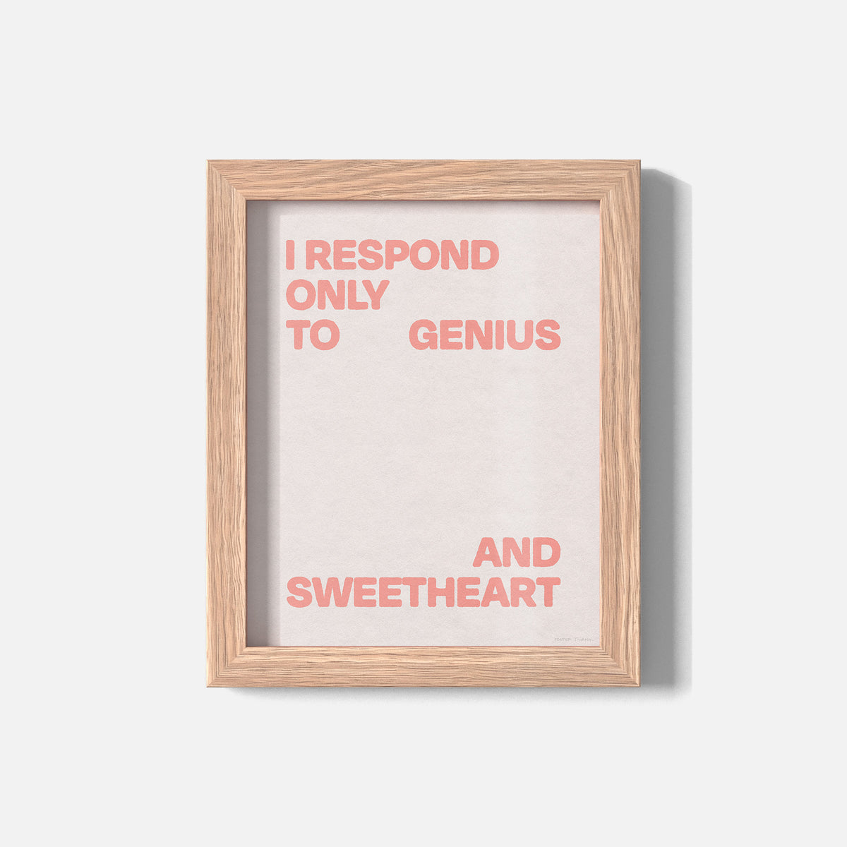 SWEETHEART PRINT