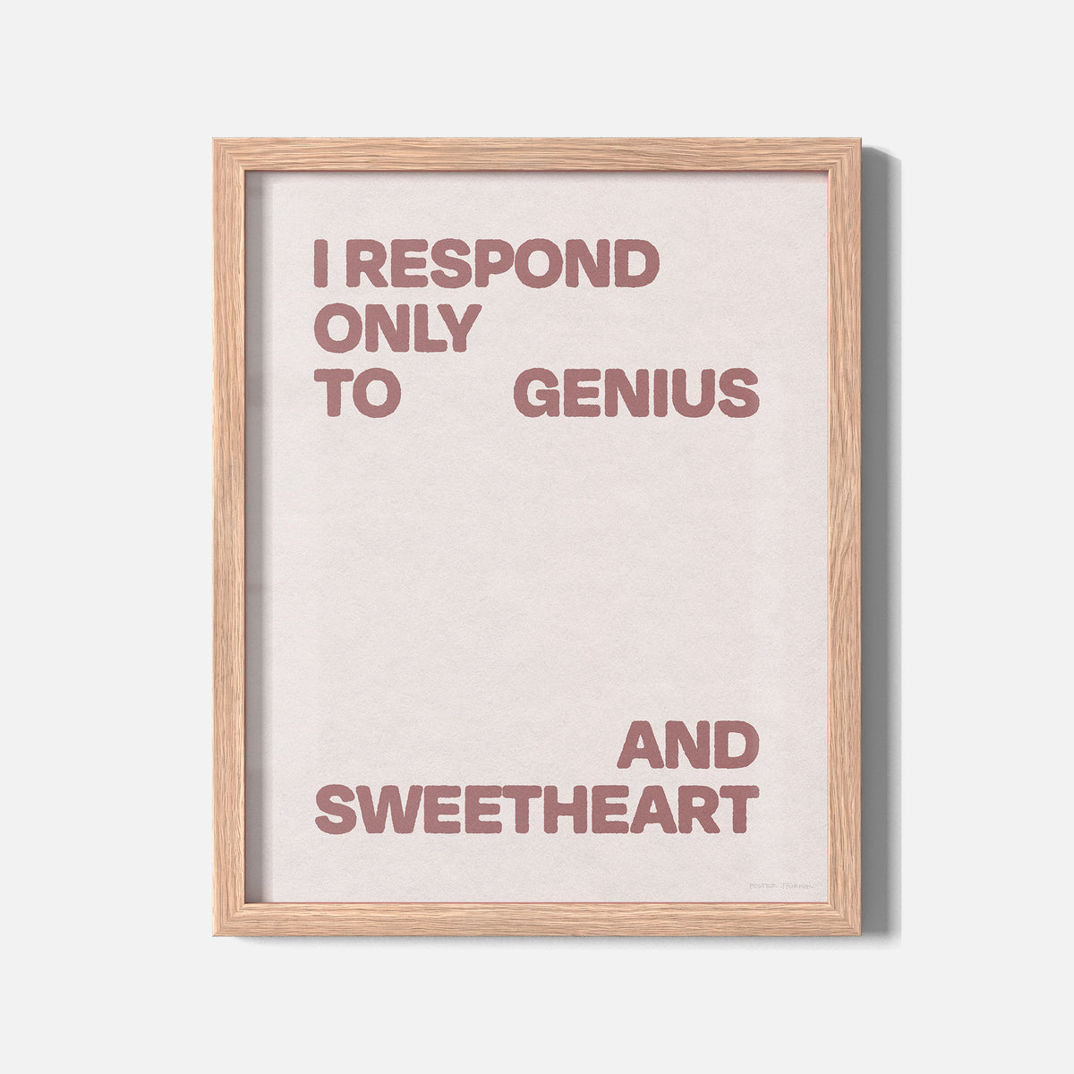SWEETHEART PRINT