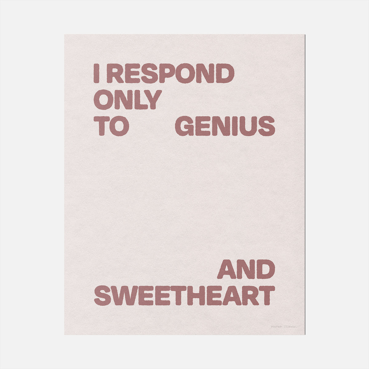 SWEETHEART PRINT