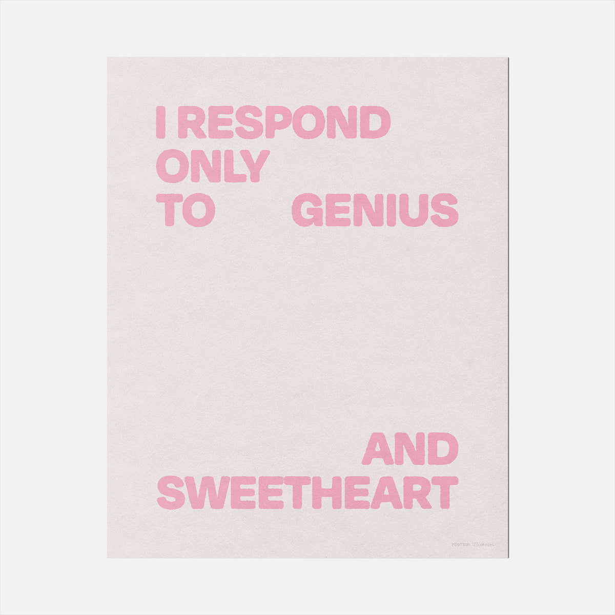 SWEETHEART PRINT