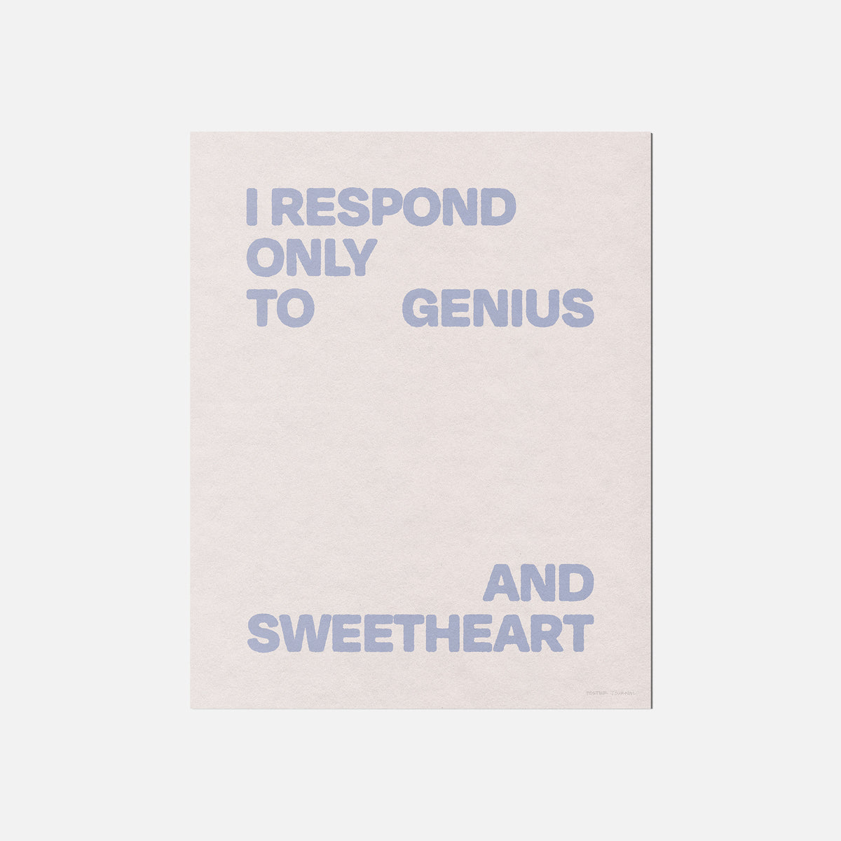 SWEETHEART PRINT