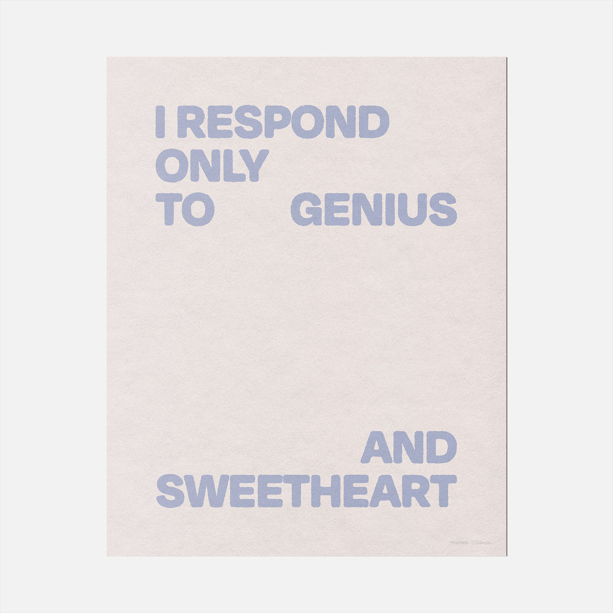 SWEETHEART PRINT