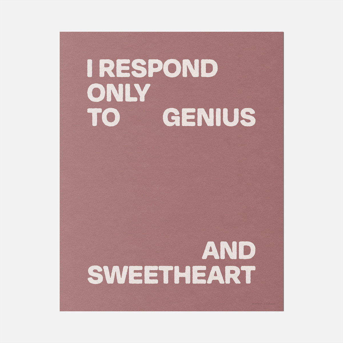 SWEETHEART PRINT