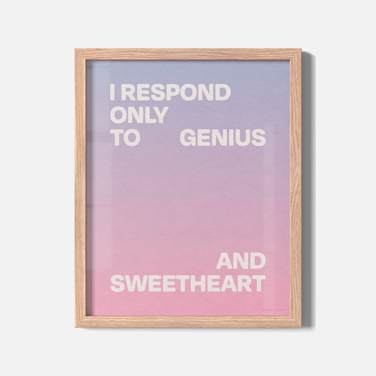 SWEETHEART PRINT