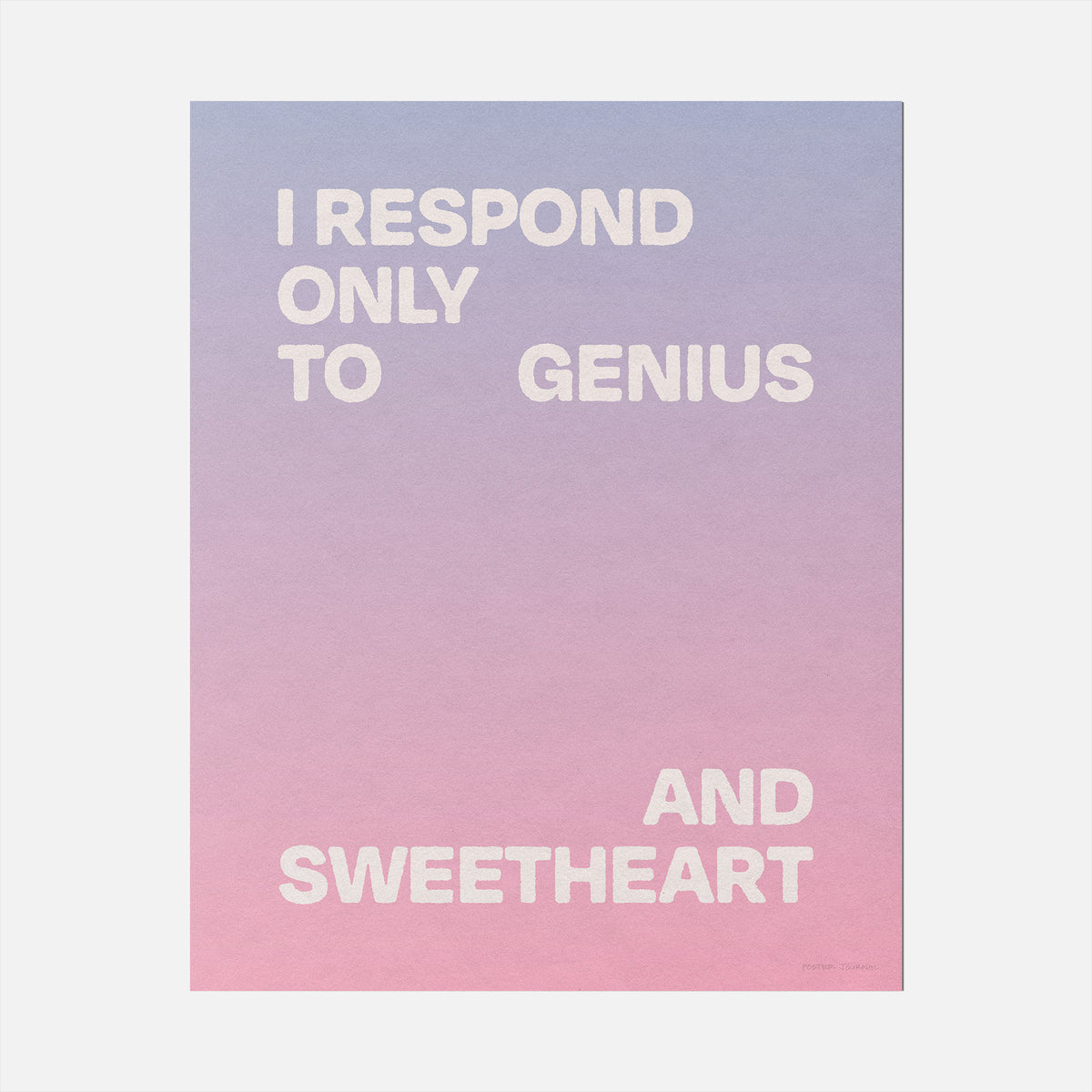SWEETHEART PRINT