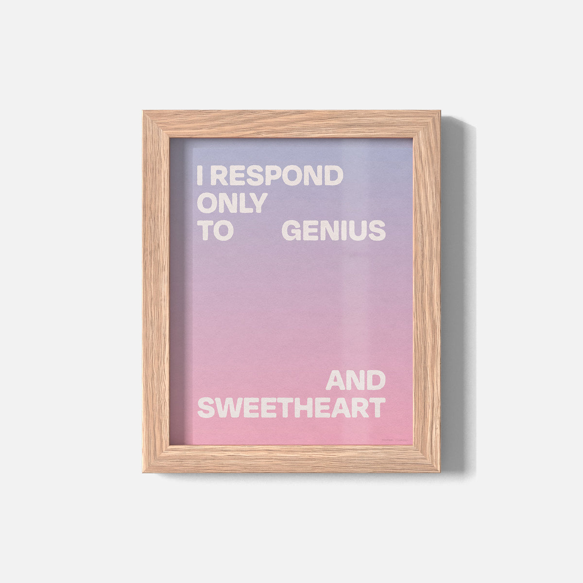 SWEETHEART PRINT