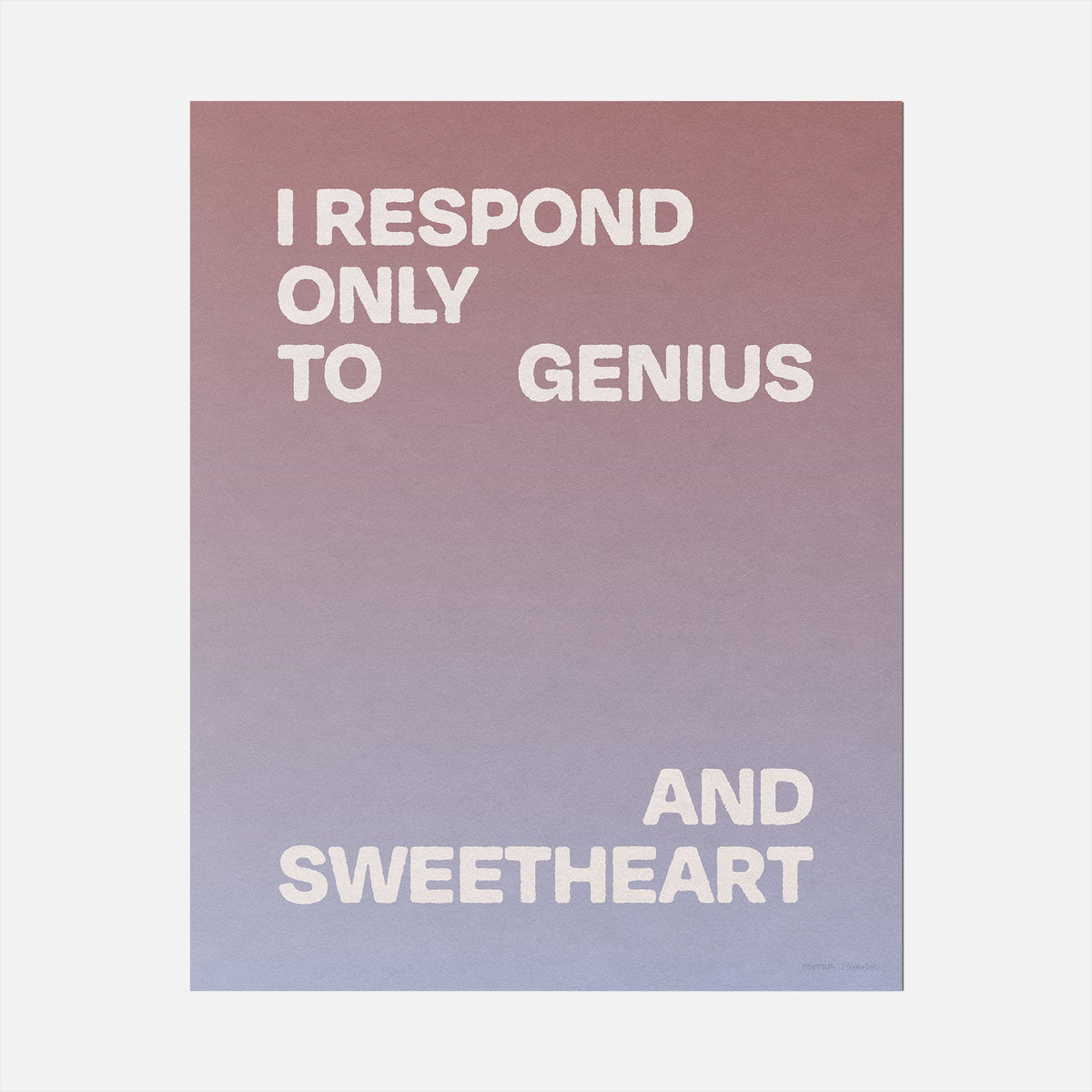 SWEETHEART PRINT
