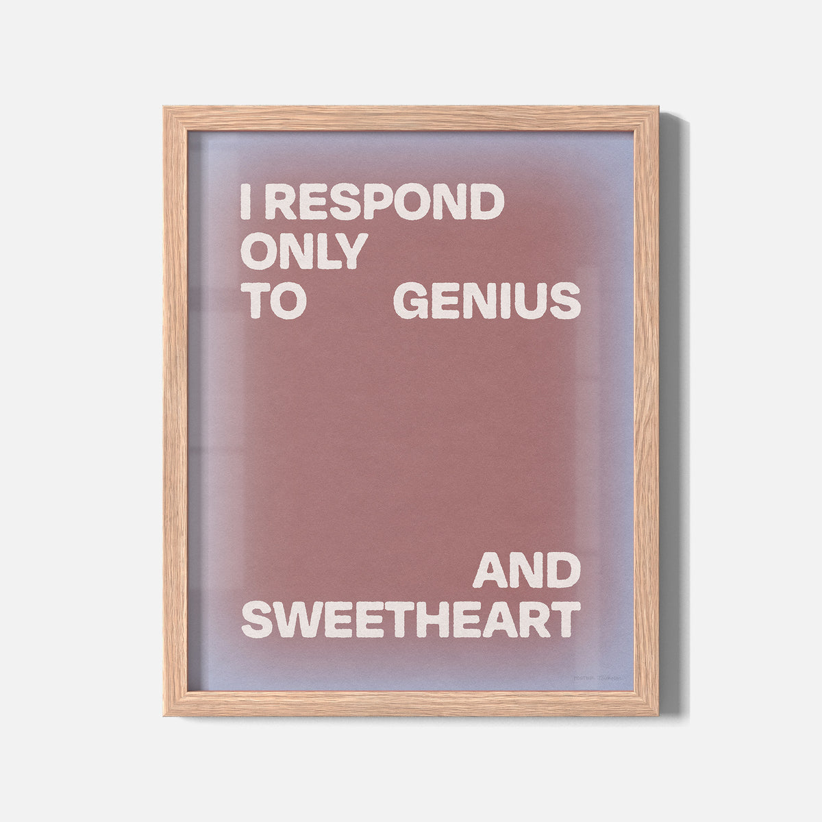 SWEETHEART PRINT