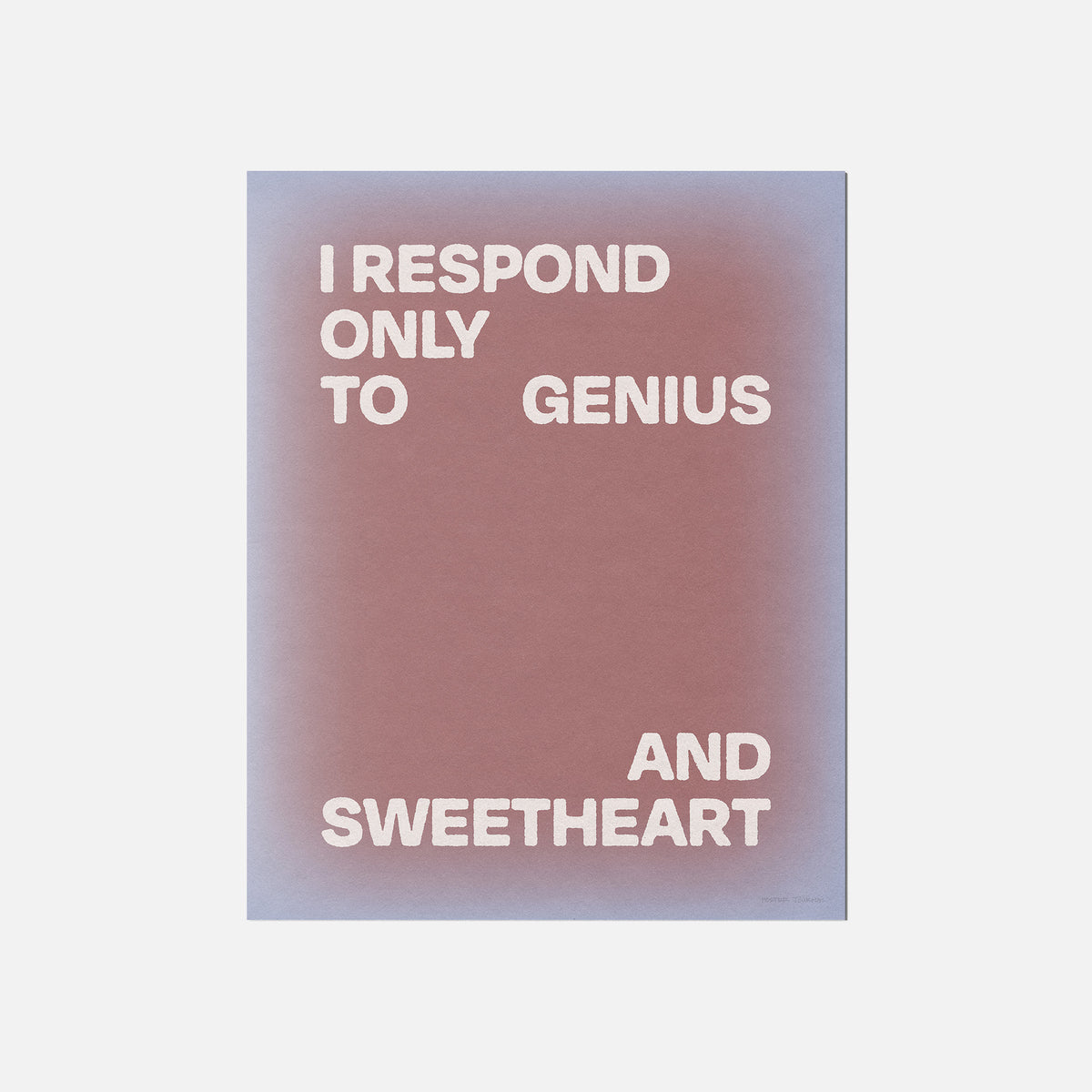 SWEETHEART PRINT