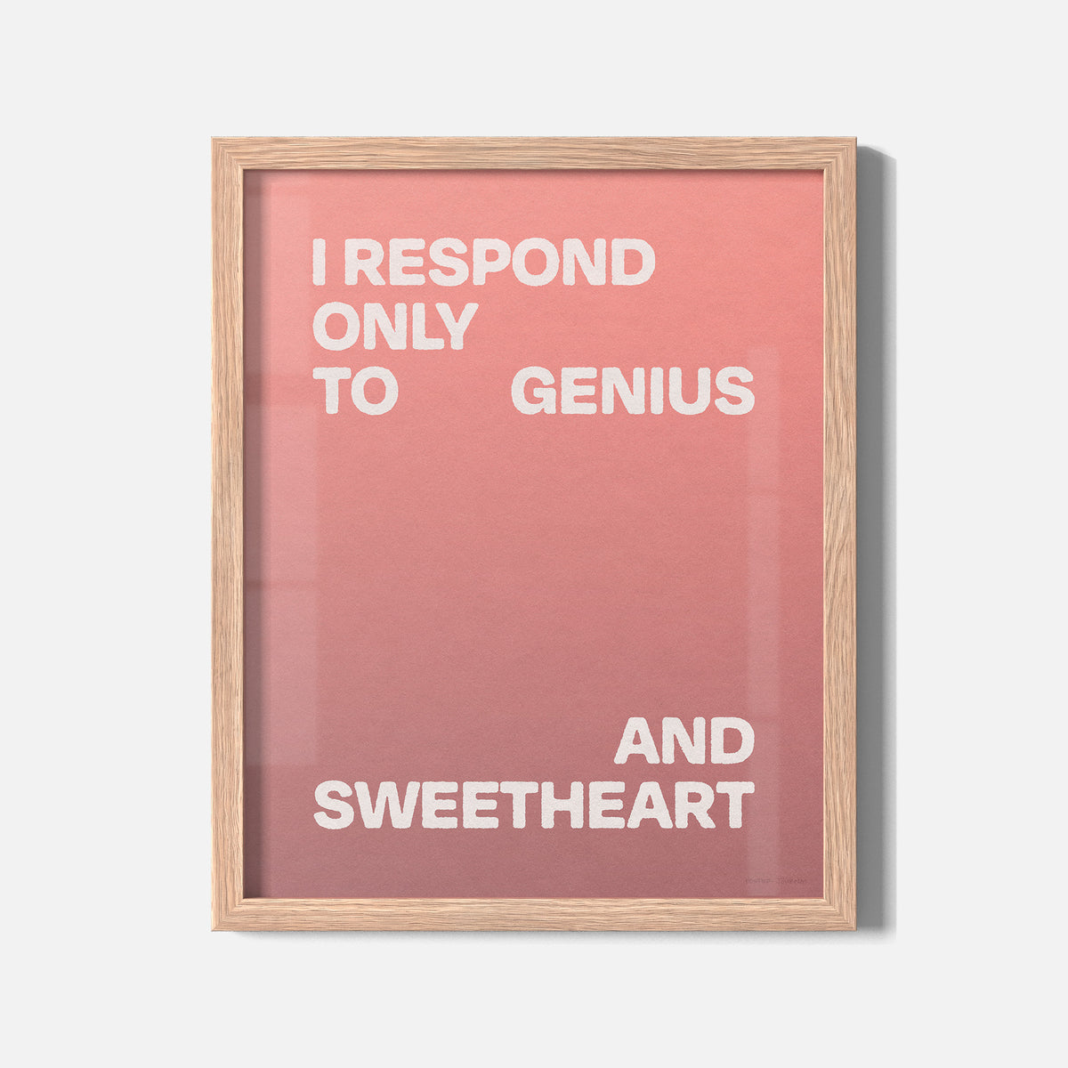 SWEETHEART PRINT