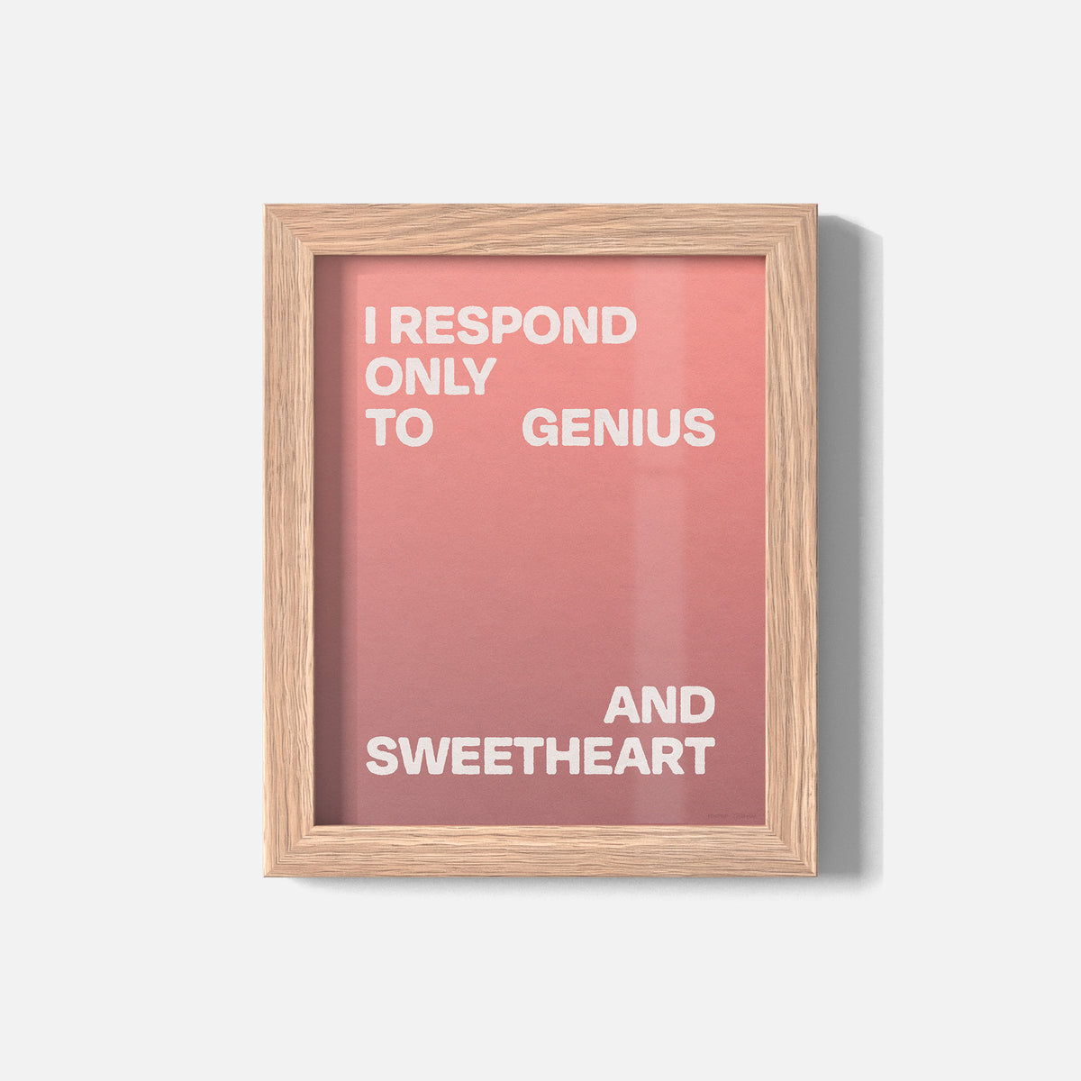SWEETHEART PRINT