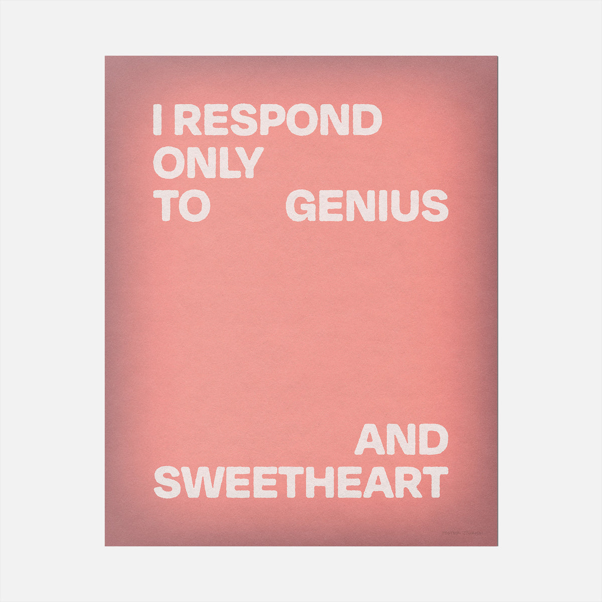 SWEETHEART PRINT