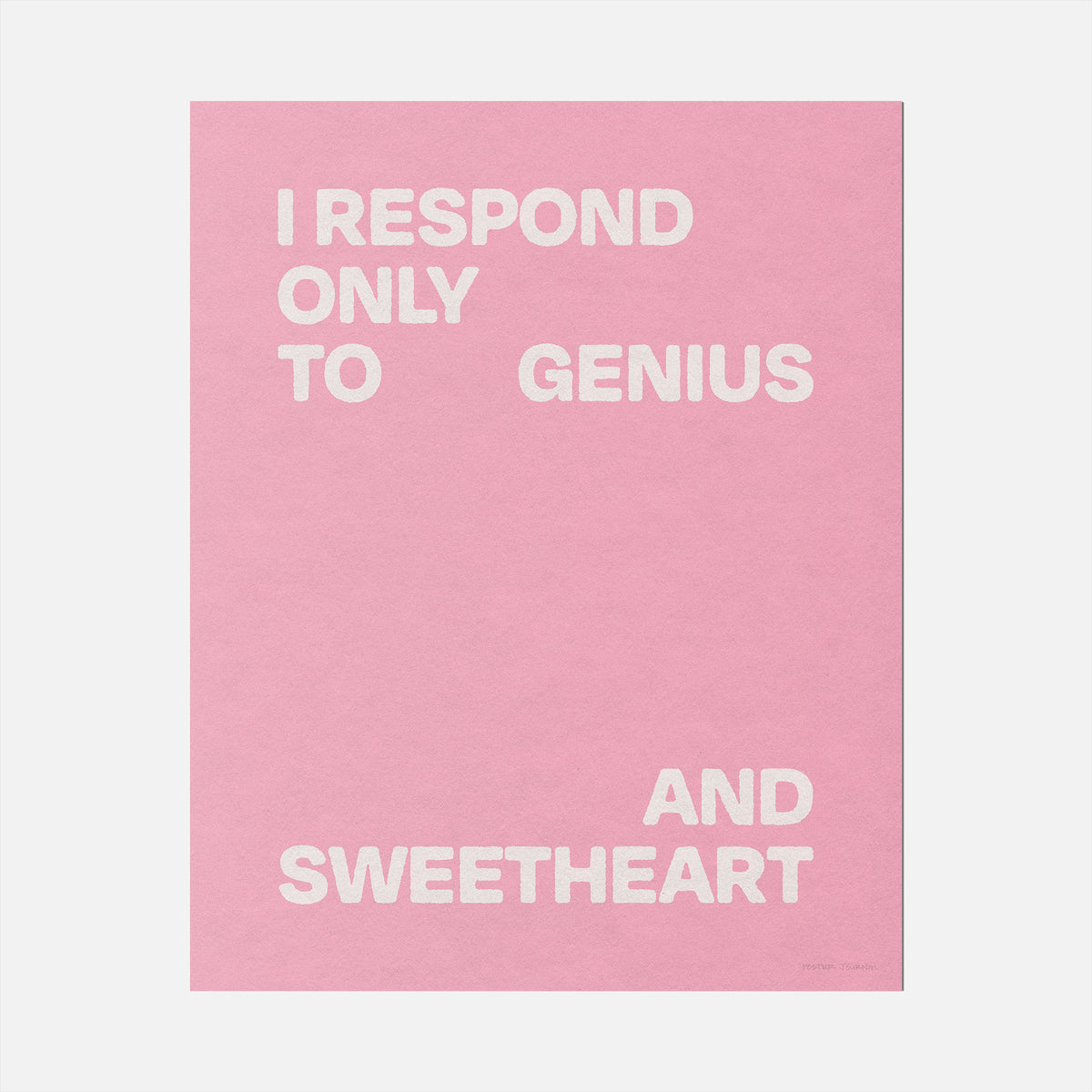 SWEETHEART PRINT
