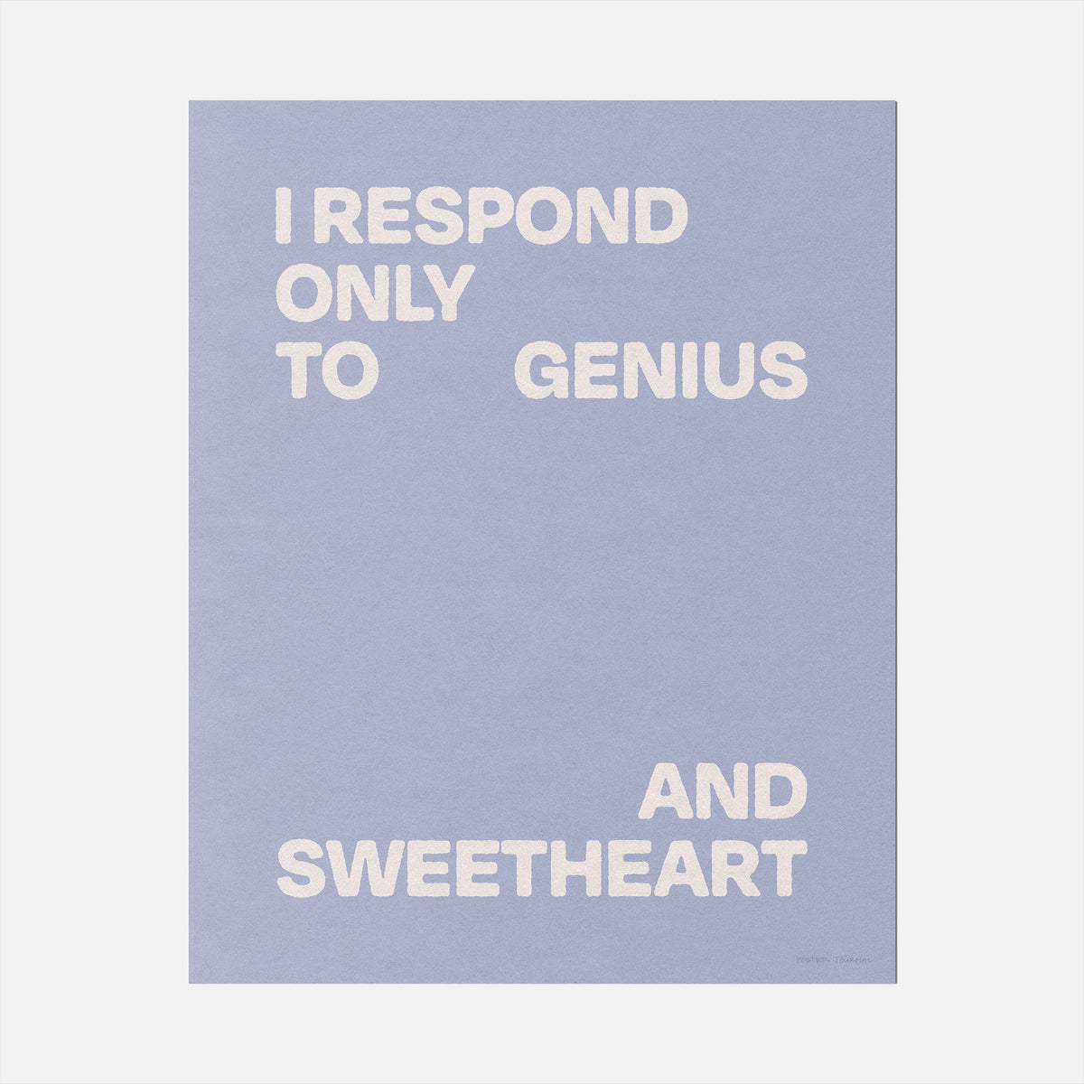 SWEETHEART PRINT