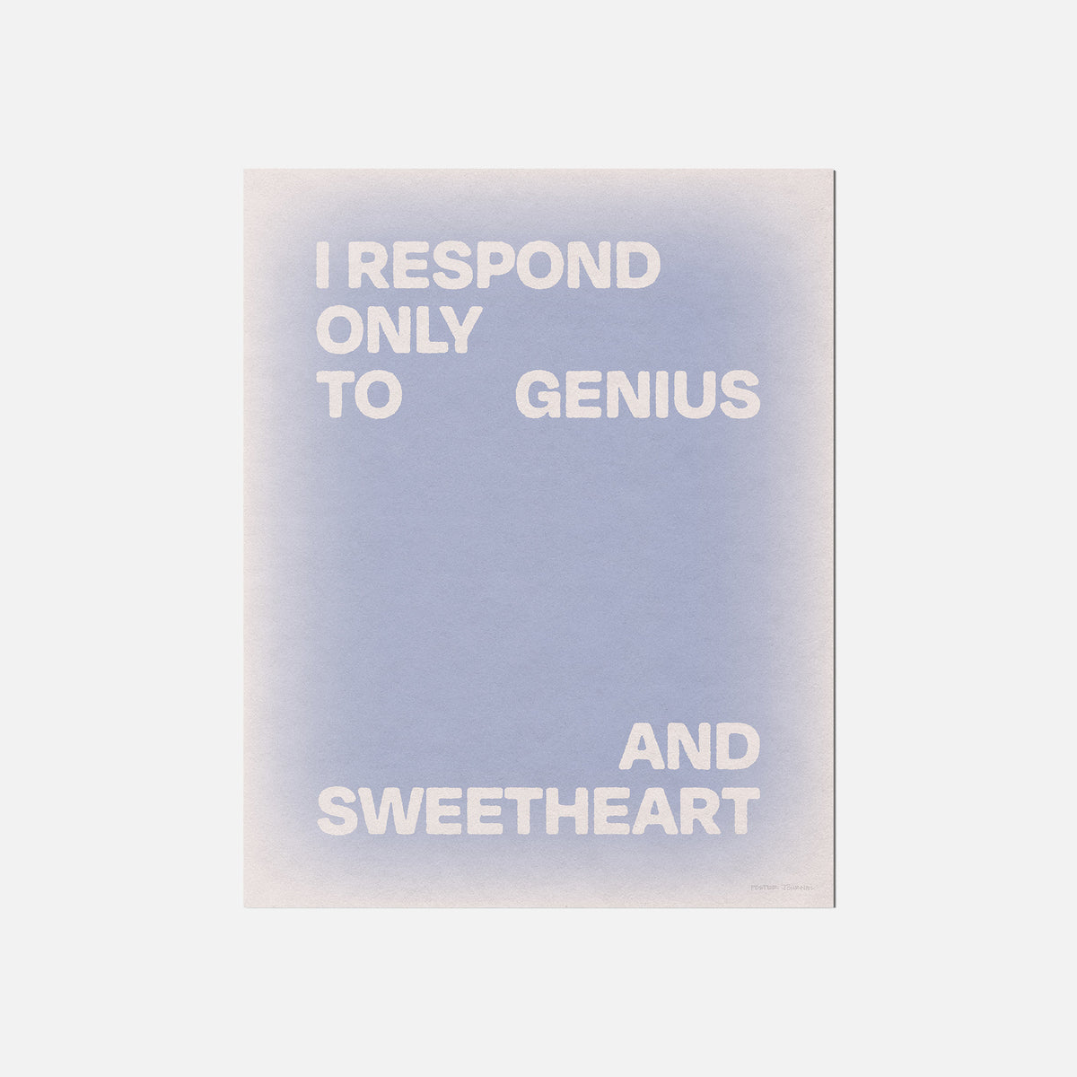 SWEETHEART PRINT