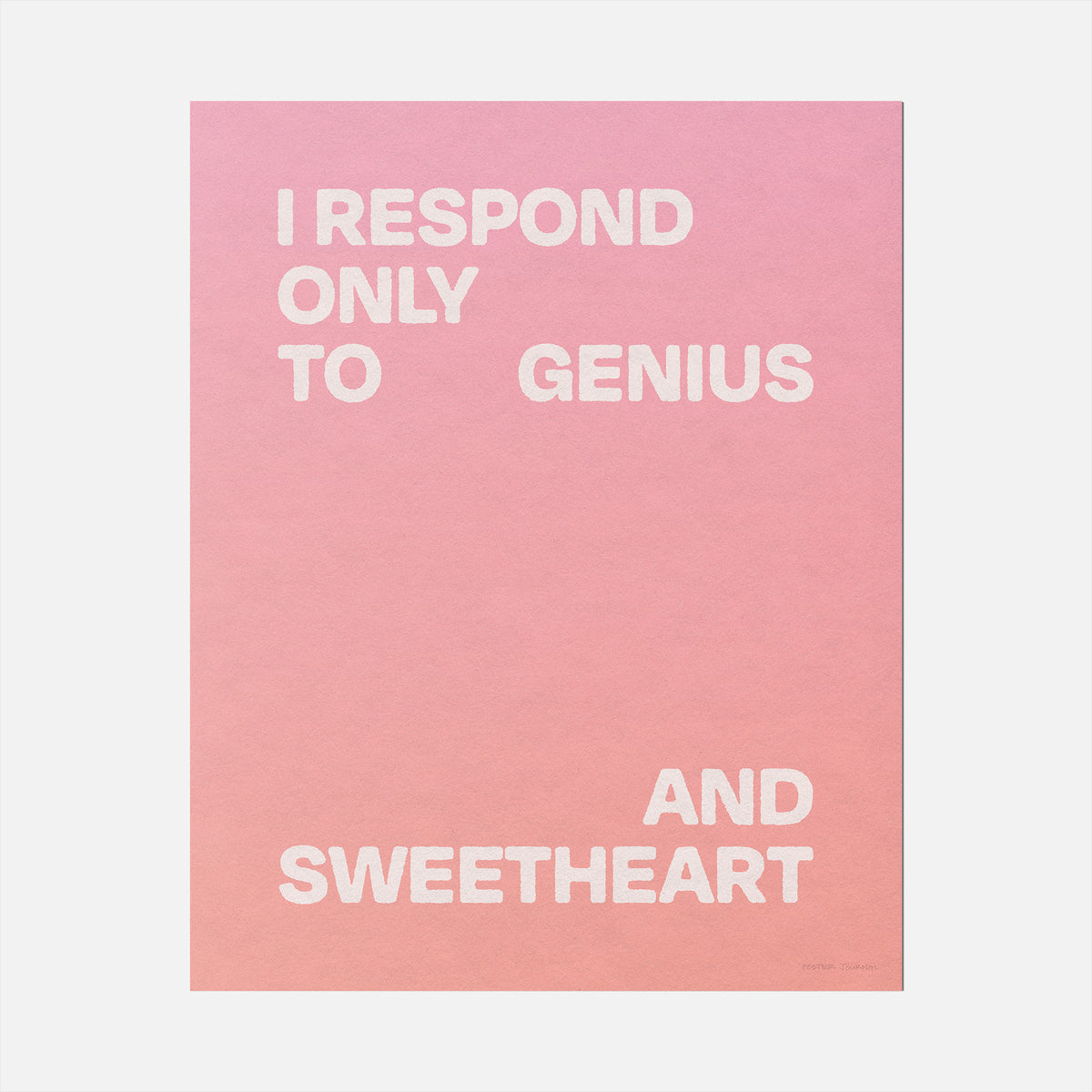 SWEETHEART PRINT