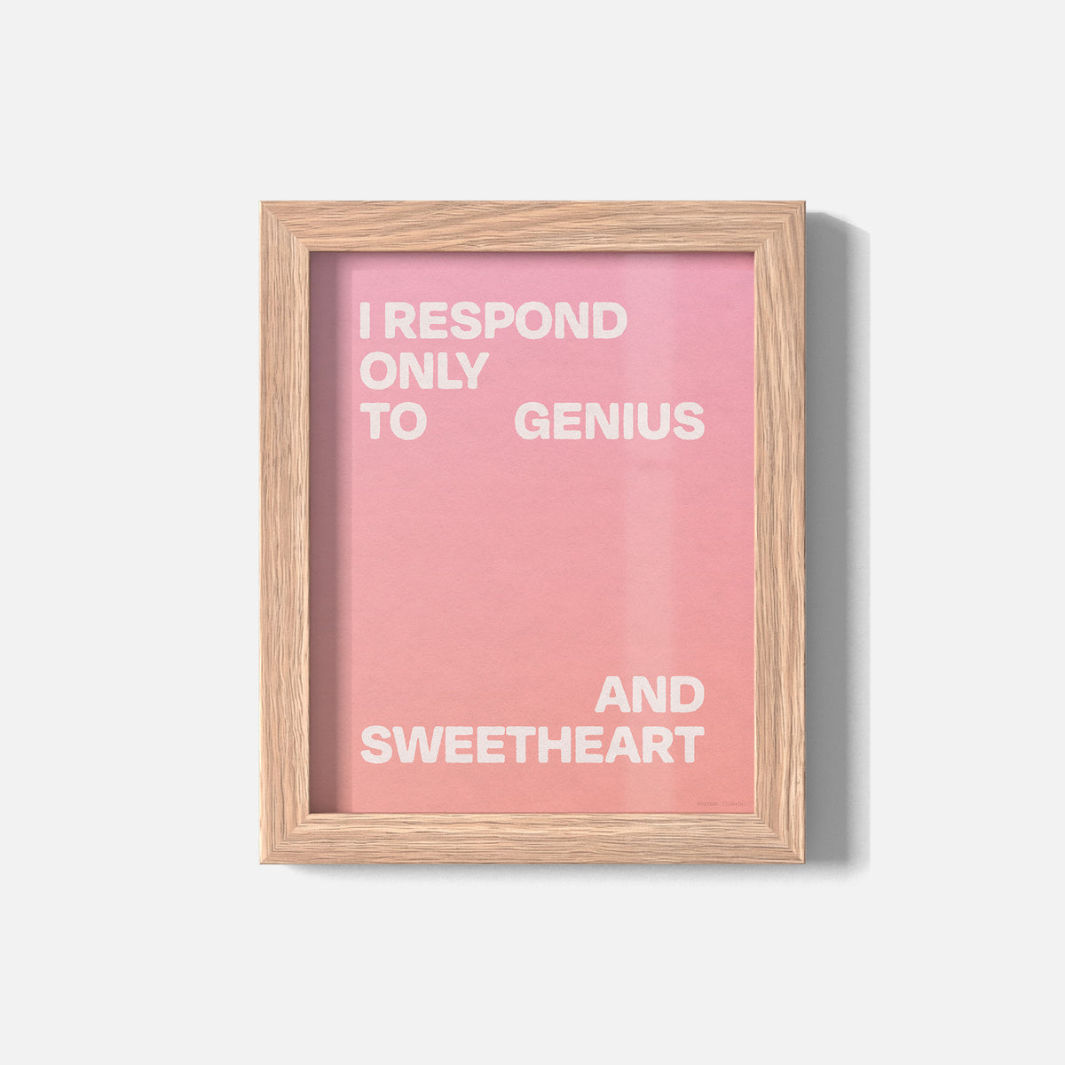 SWEETHEART PRINT