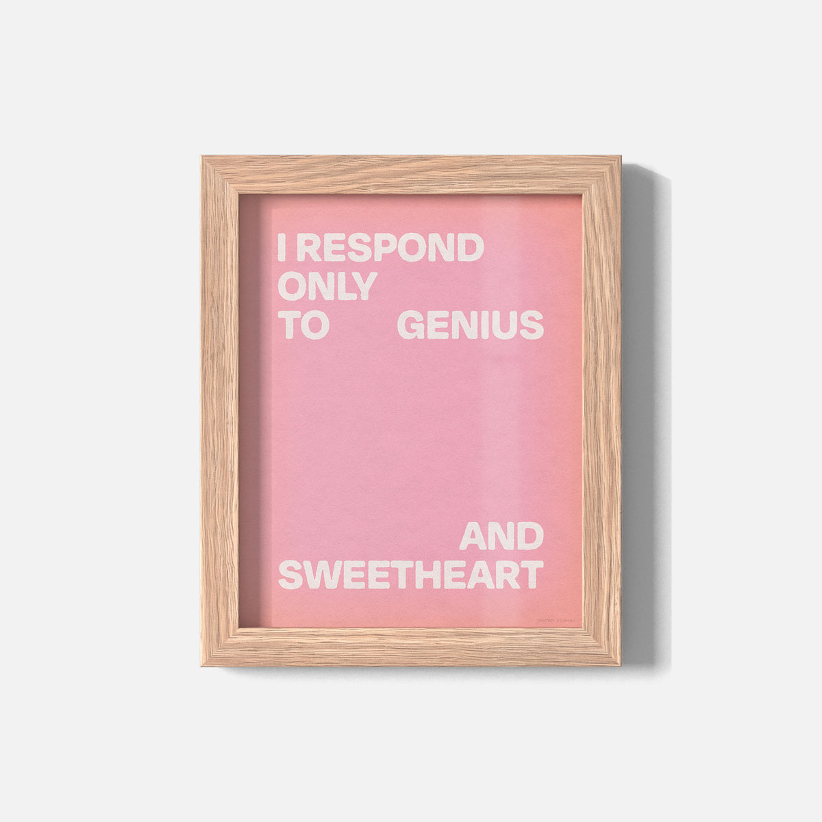 SWEETHEART PRINT