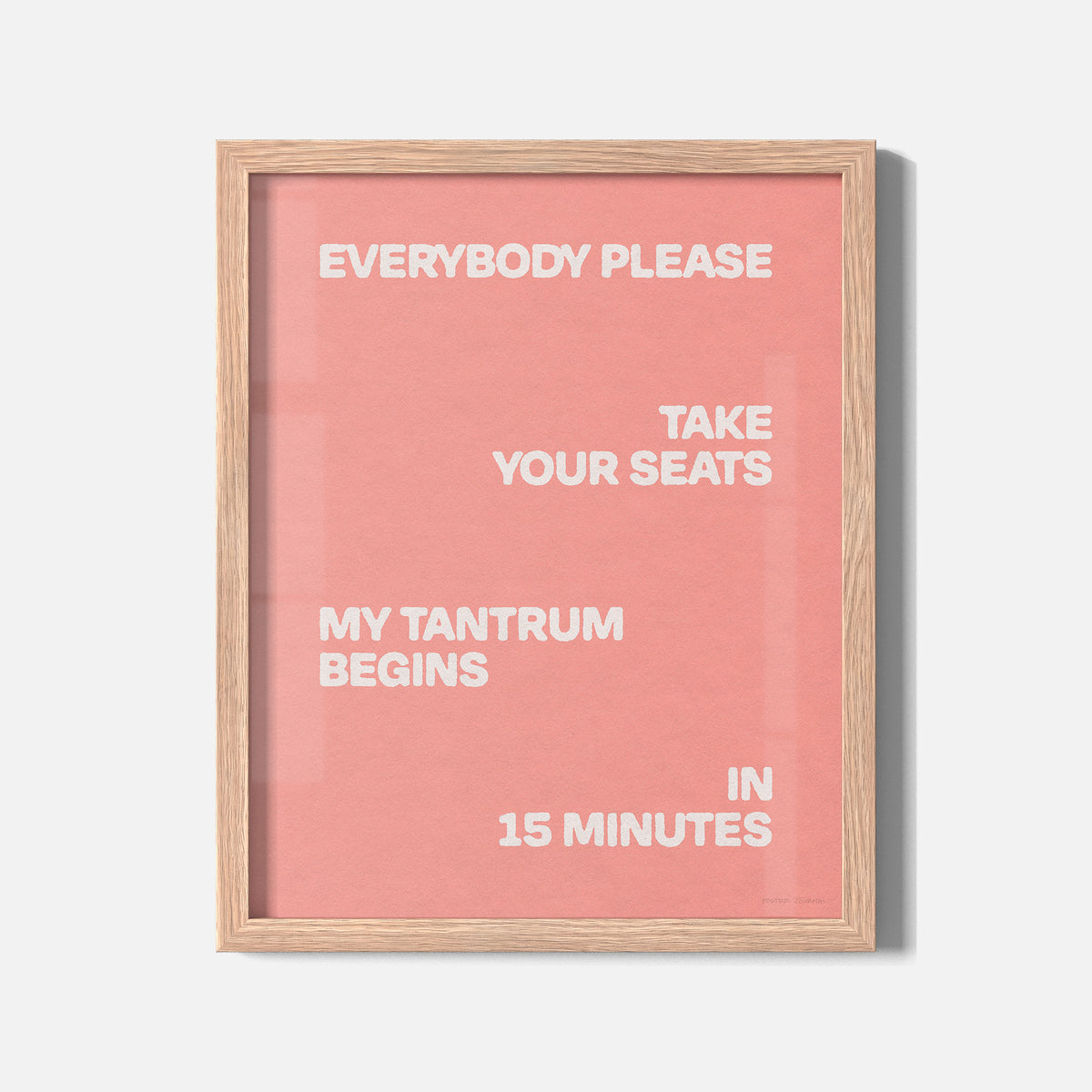 TANTRUM PRINT